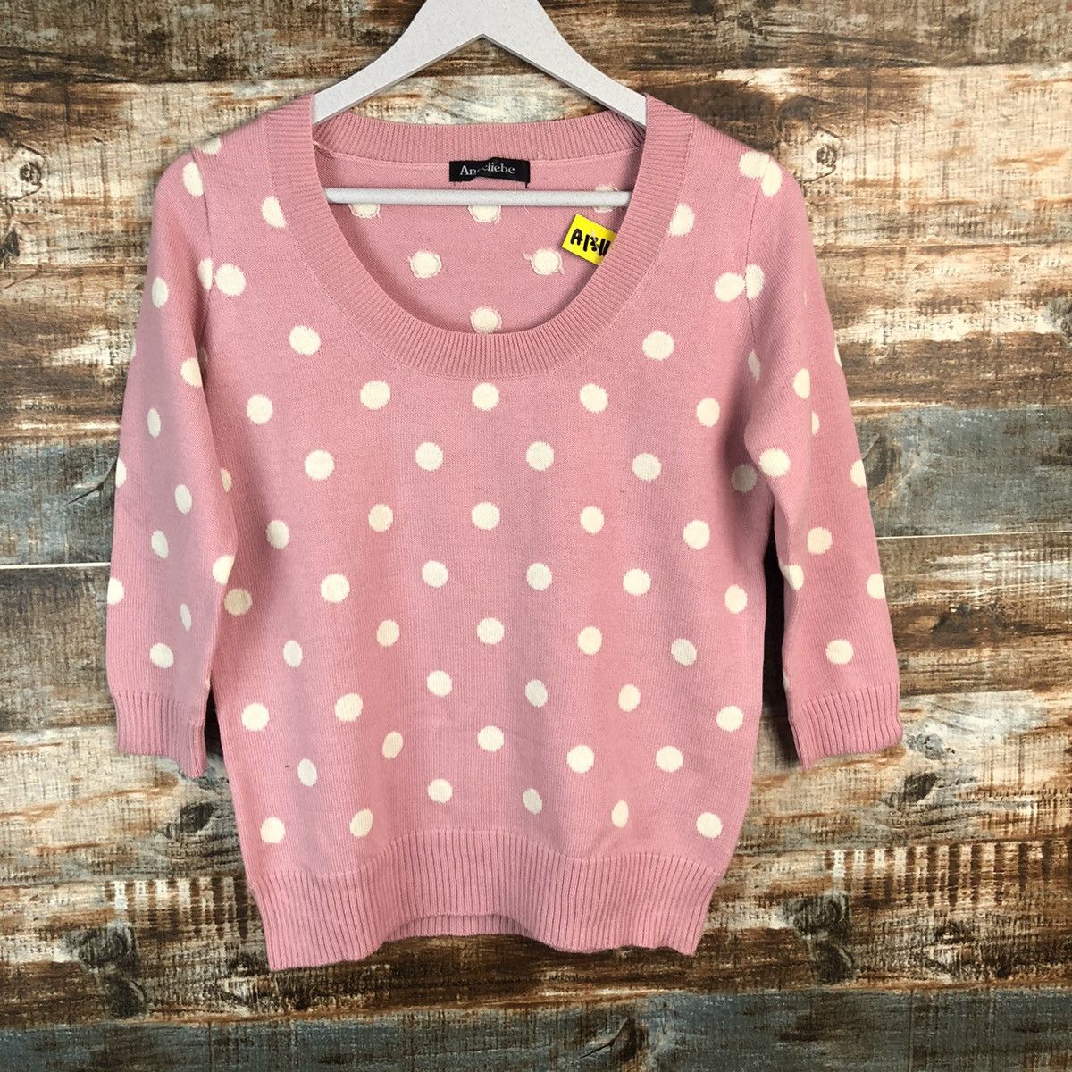 Homespun Knitwear × Japanese Brand Angeliebe Pink Knitwear #A1311 Size S / US 4 / IT 40 - 3 Thumbnail