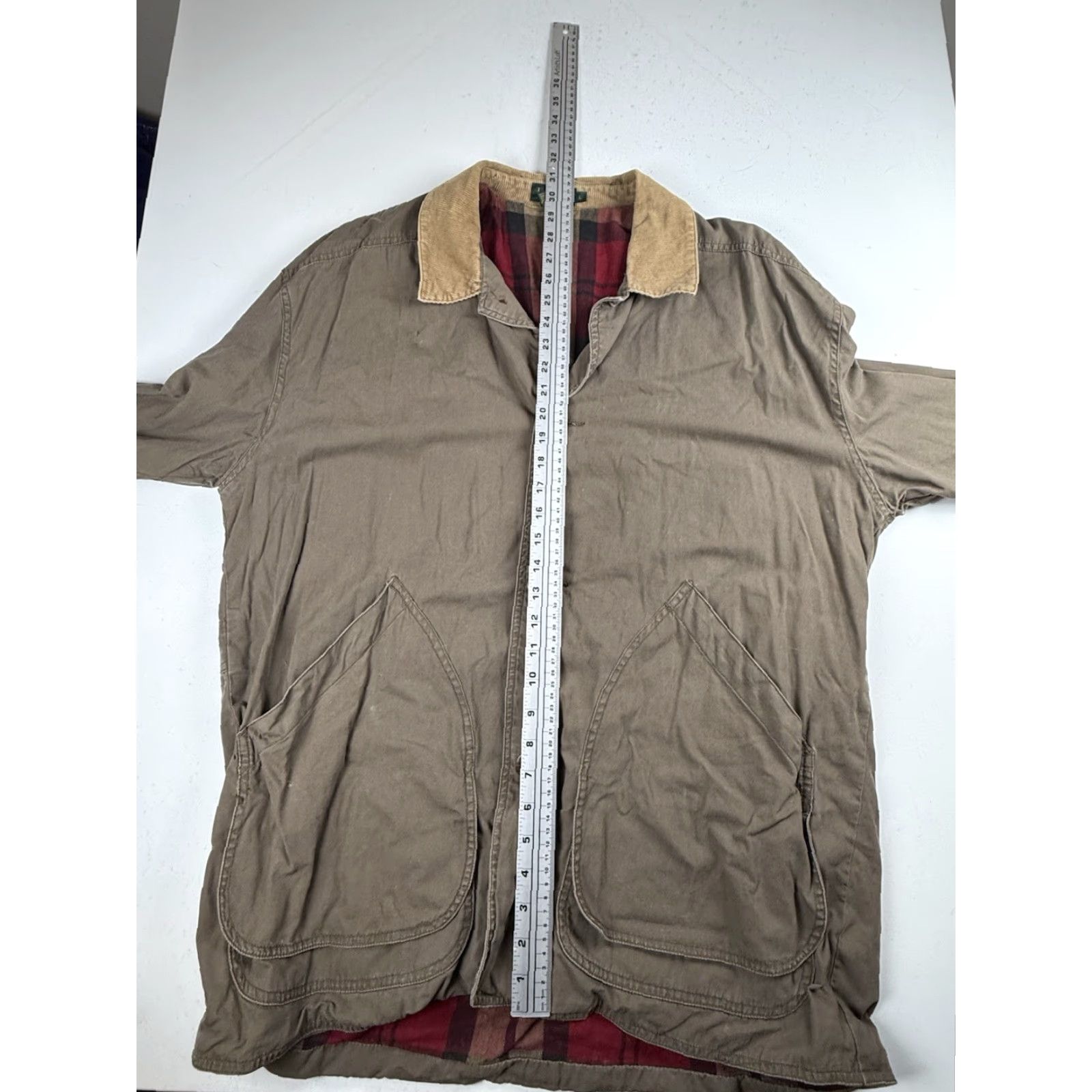 J.Crew VINTAGE J.CREW Chore Jacket Grey Plaid Lined Work Wear Barn Coat Large Size US L / EU 52-54 / 3 - 4 Thumbnail