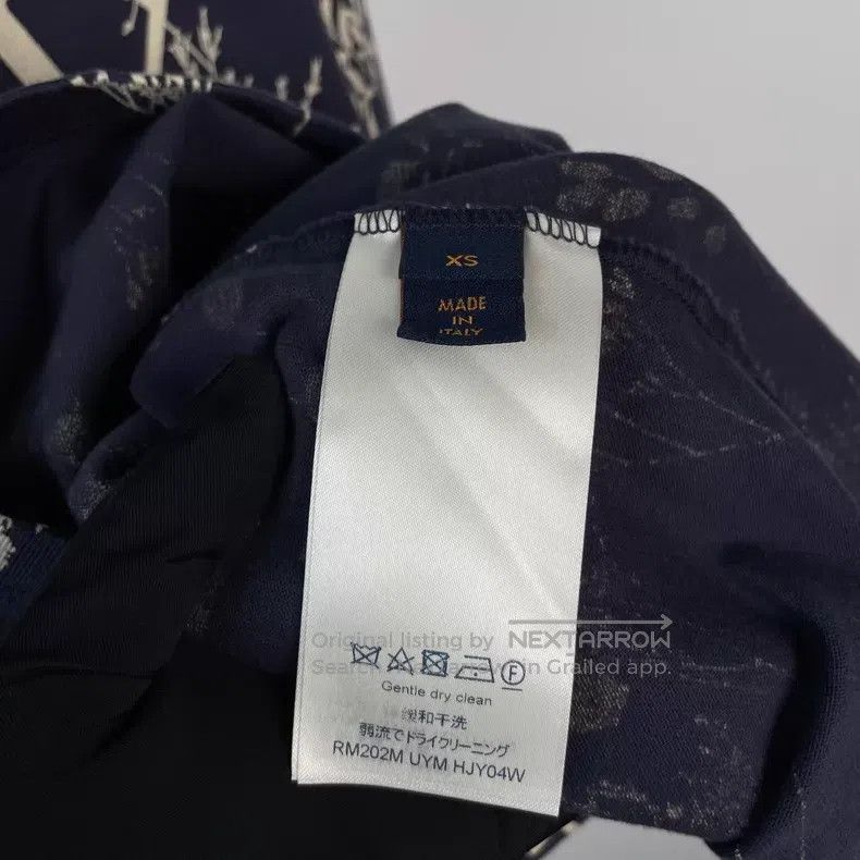 Louis Vuitton Louis Vuitton Blue wheat-ear printed short sleeves Size US XS / EU 42 / 0 - 5 Thumbnail