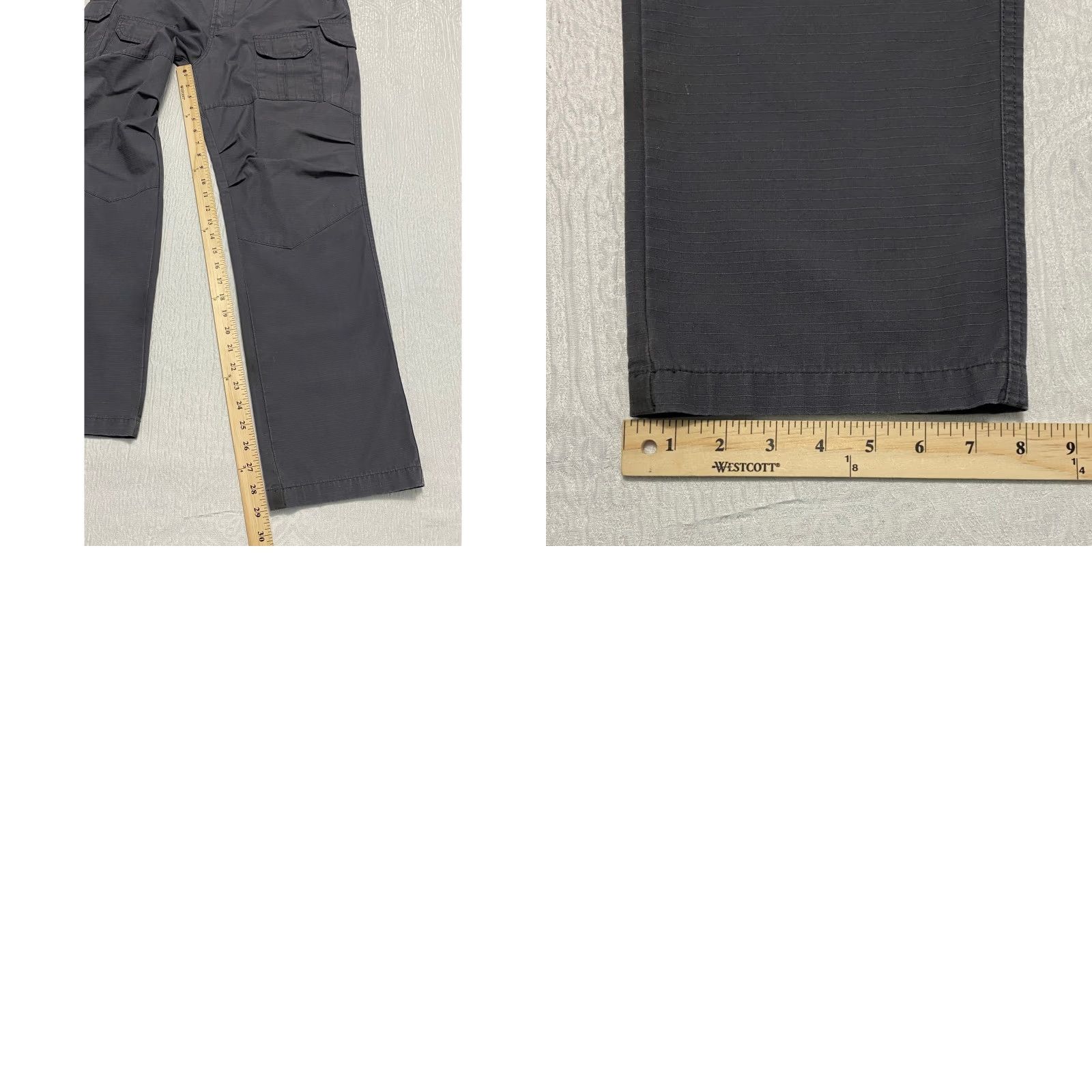 Vintage Tactical Pants Mens Pants 34 Gray Cargo Work Utility Elastic Waist Pocket Pockets Regular Straight Canvas Blend Cotton Polyester Thermals? Size US 34 / EU 50 - 8 Thumbnail