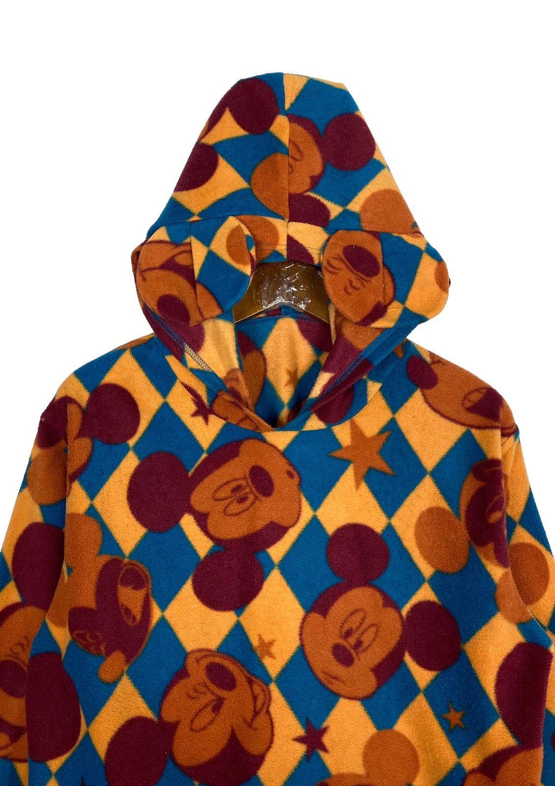 Disney Rare‼️ Disney Mickey Halloween Circus Fleece Hoodie Size M / US 6-8 / IT 42-44 - 4 Thumbnail