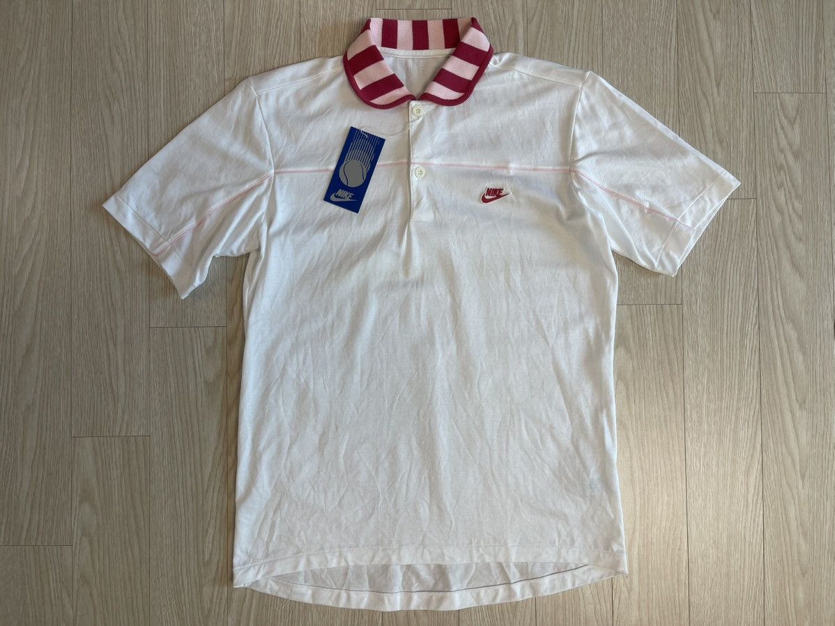Nike Nike Blue Tag Japan Edition 80’s Vintage Polo Pique T-shirt Size US M / EU 48-50 / 2 - 1 Thumbnail