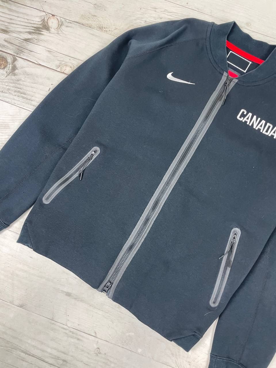 Nike Nike Tech Fleece Canada Team Full Zip Track Jacket Drill Size US XL / EU 56 / 4 - 2 Thumbnail