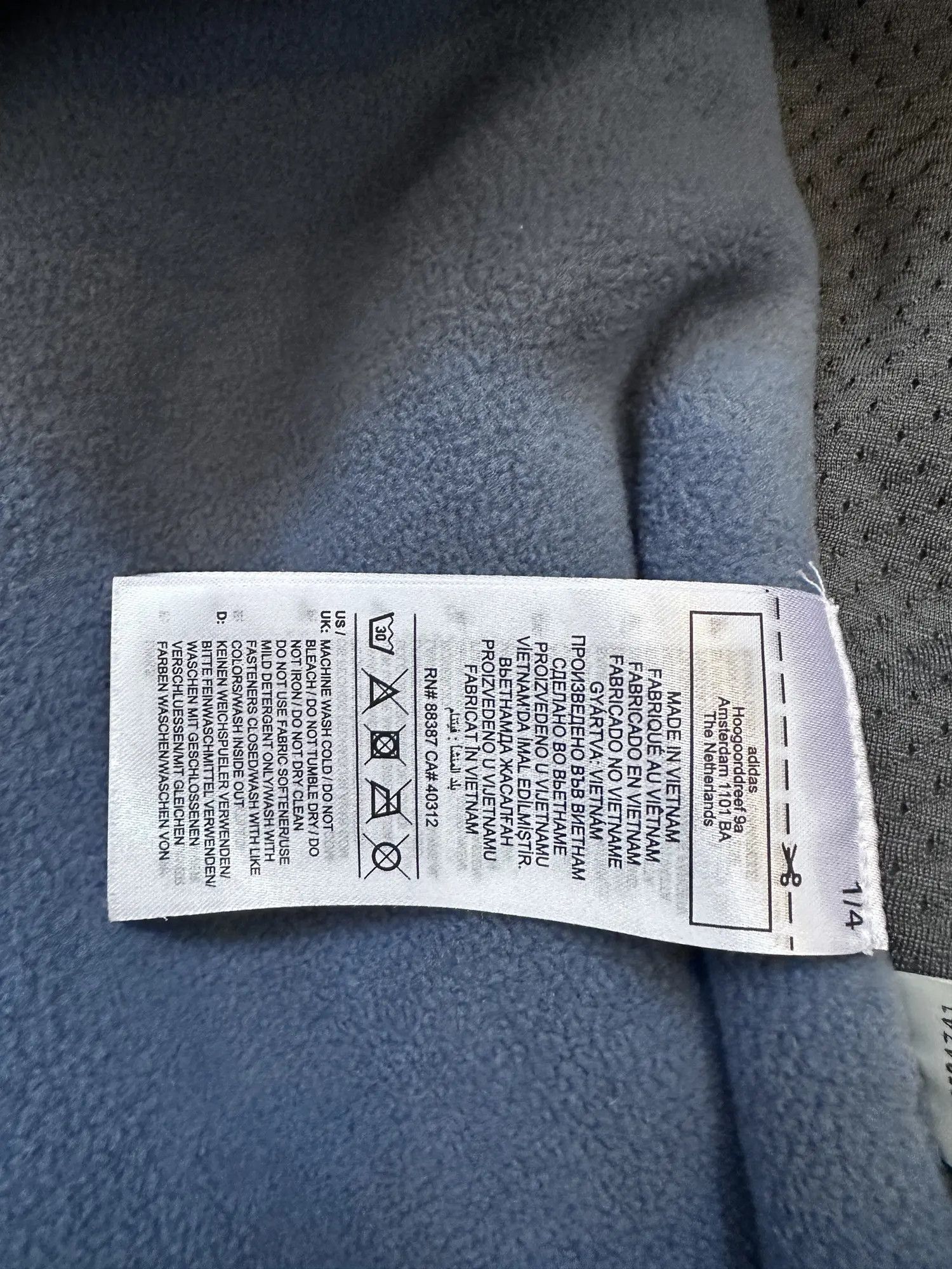 Adidas × And Wander and wander x adidas TERREX Fleece Jacket Navy Blue Size US M / EU 48-50 / 2 - 3 Thumbnail