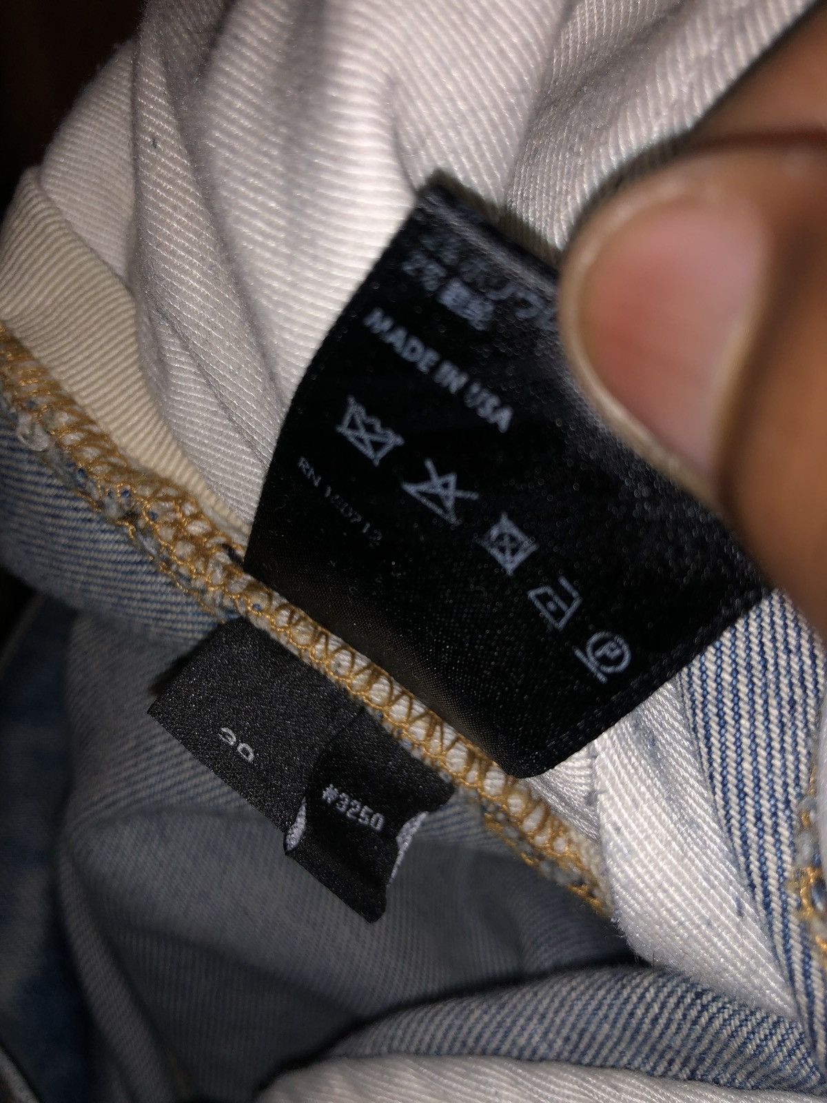 Amiri Amiri Stack Jean Antique Indigo - Size 31 Size US 31 - 10 Thumbnail