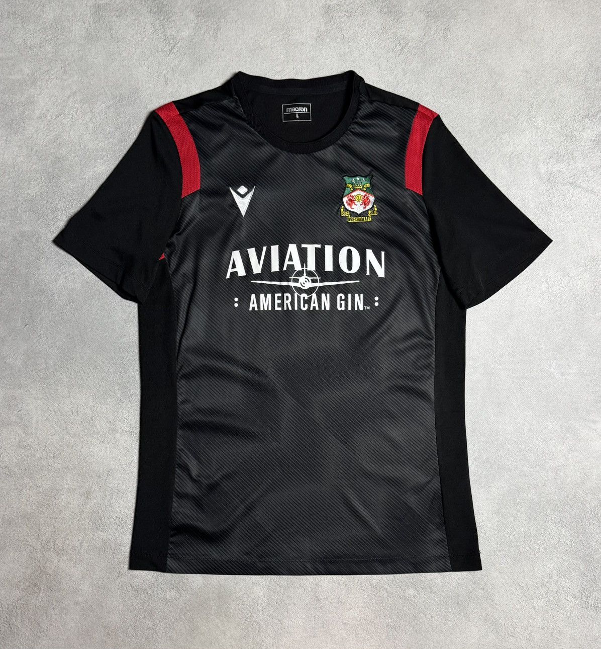 Macron Wrexham 2022 2023 Training Shirt Soccer Jersey Macron Size US L / EU 52-54 / 3 - 1 Thumbnail