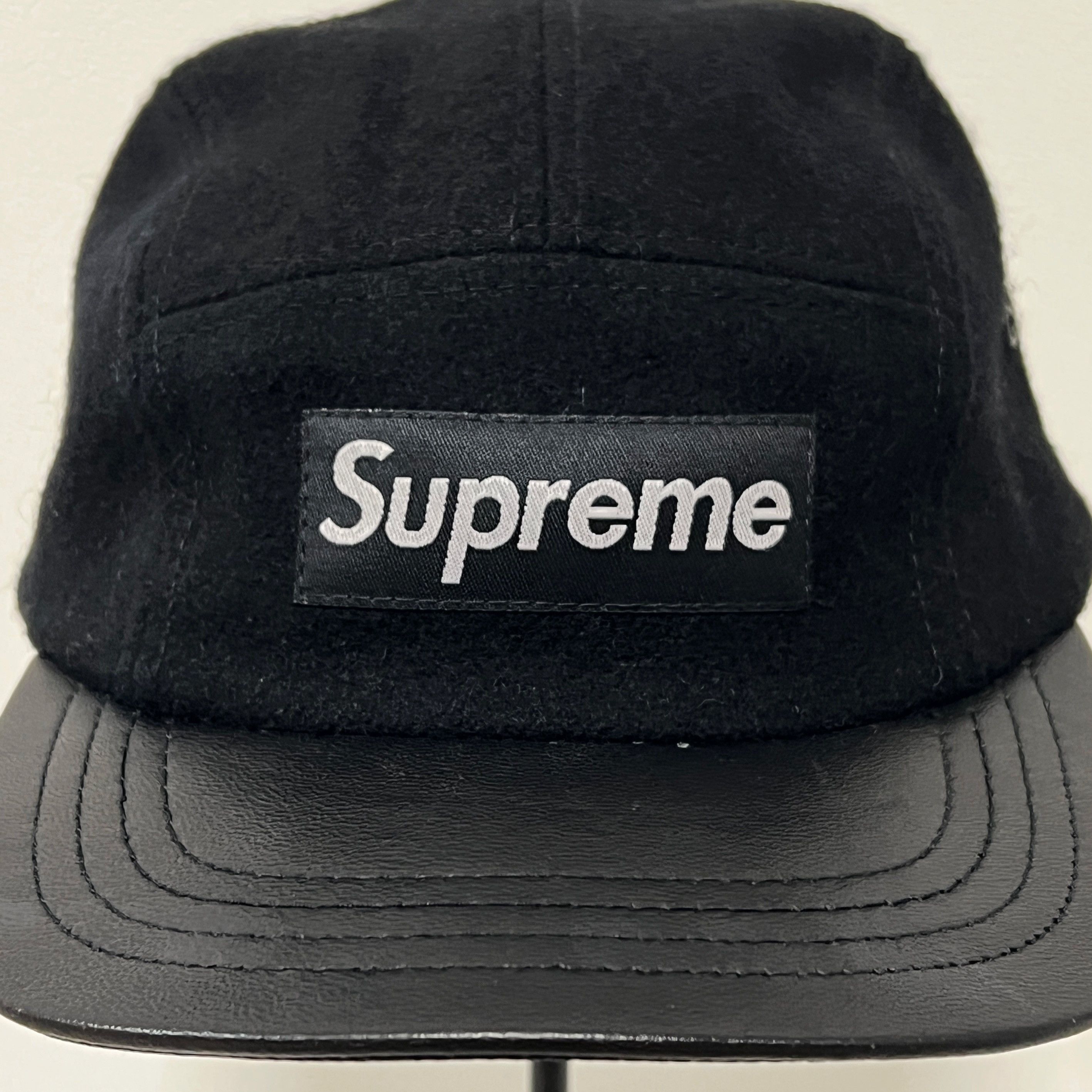 Supreme Supreme 2007 Wool Leather Visor Camp Cap Size ONE SIZE - 7 Thumbnail
