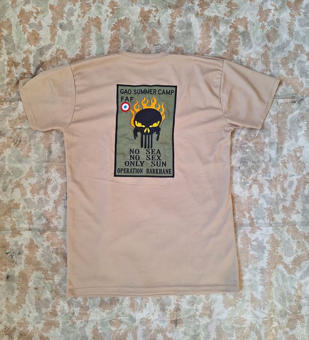 Military French Operation Barkhane Mali Punisher Shirt | Grailed