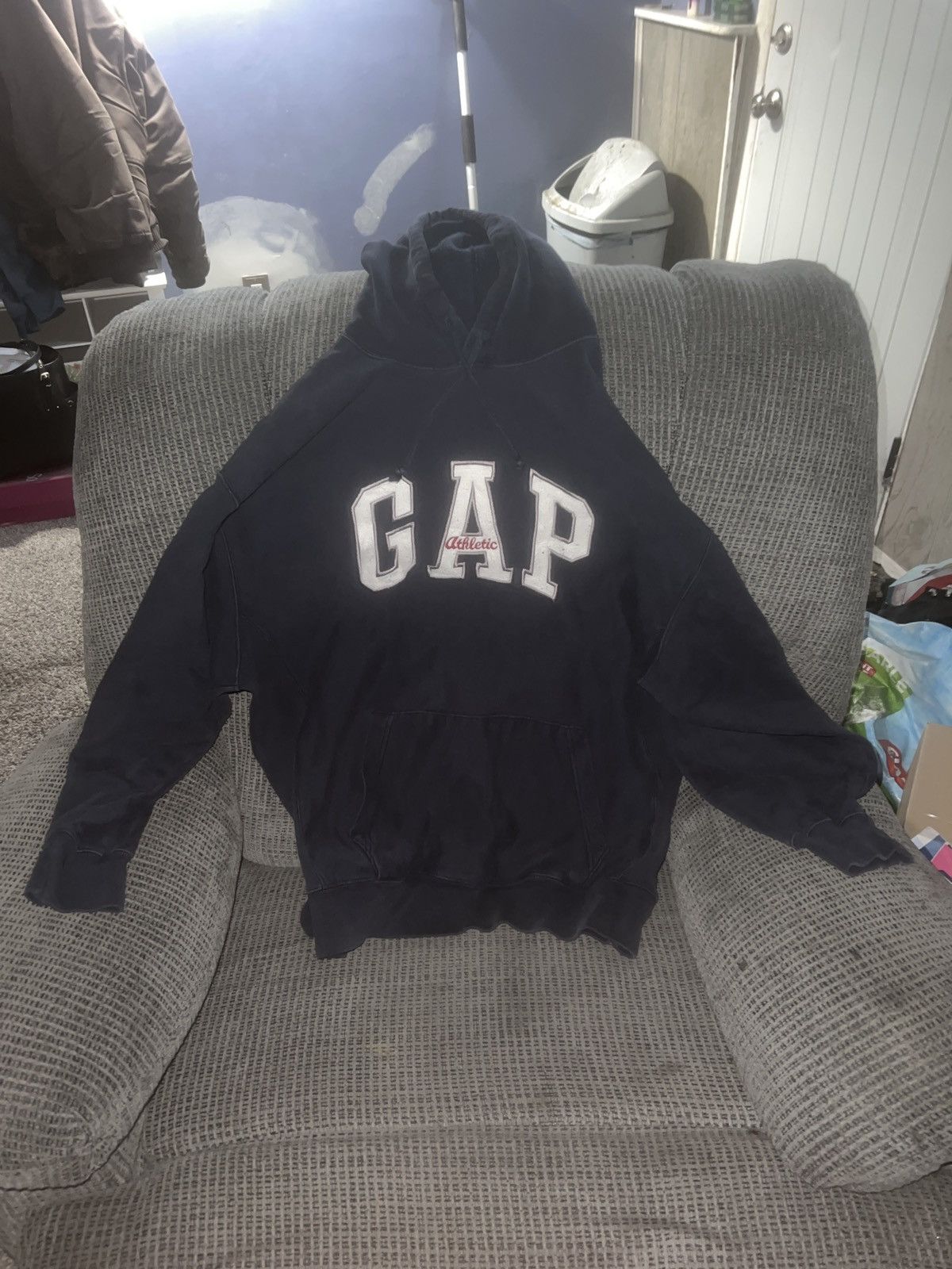 Gap Gap Athletic Arc Logo Spell-Out Hoodie Size US L / EU 52-54 / 3 - 1 Thumbnail