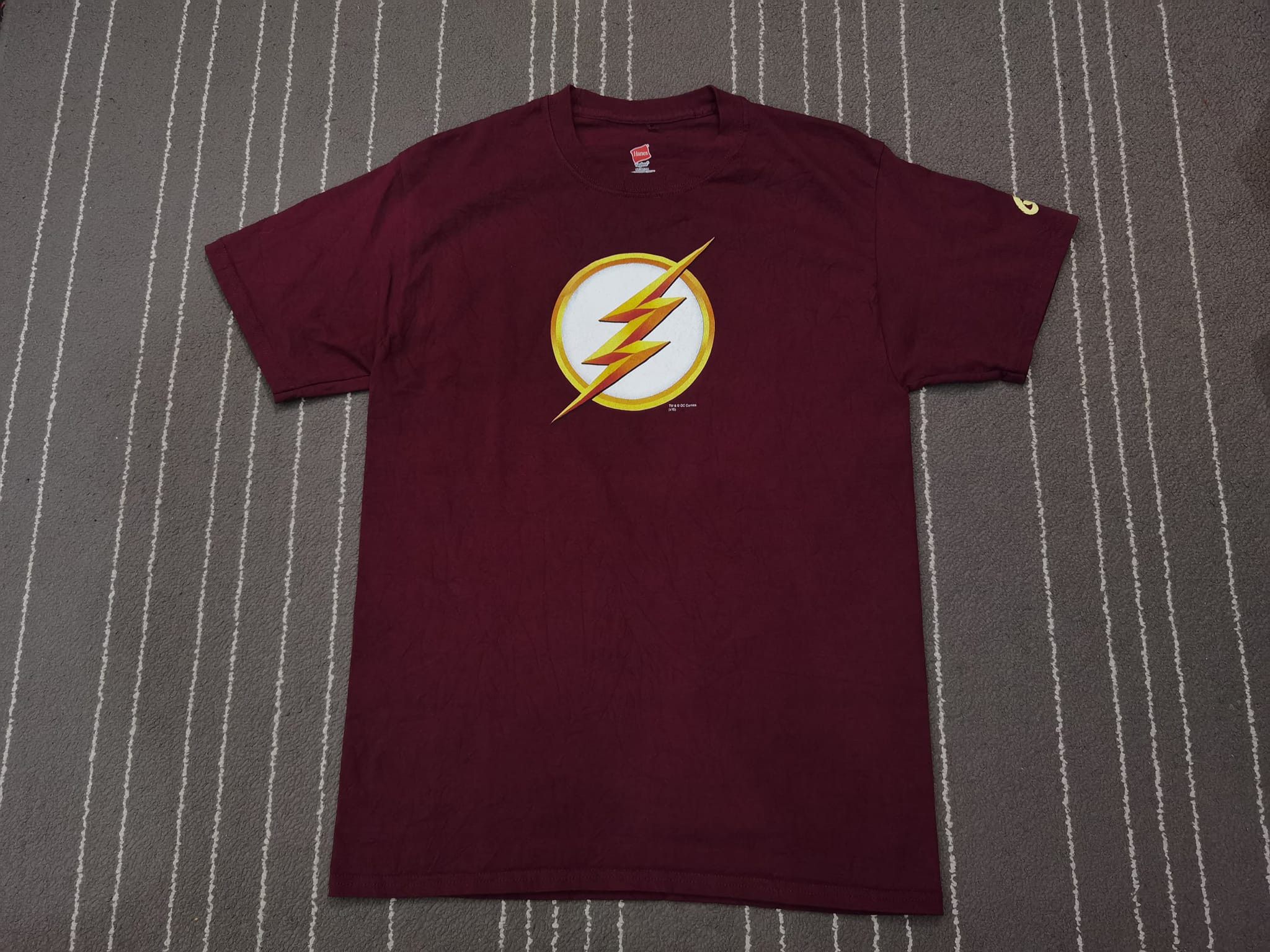 DC Comics × Hanes × Vintage Vintage hanes the flash Dc Comics S 3433 Size US S / EU 44-46 / 1 - 1 Thumbnail