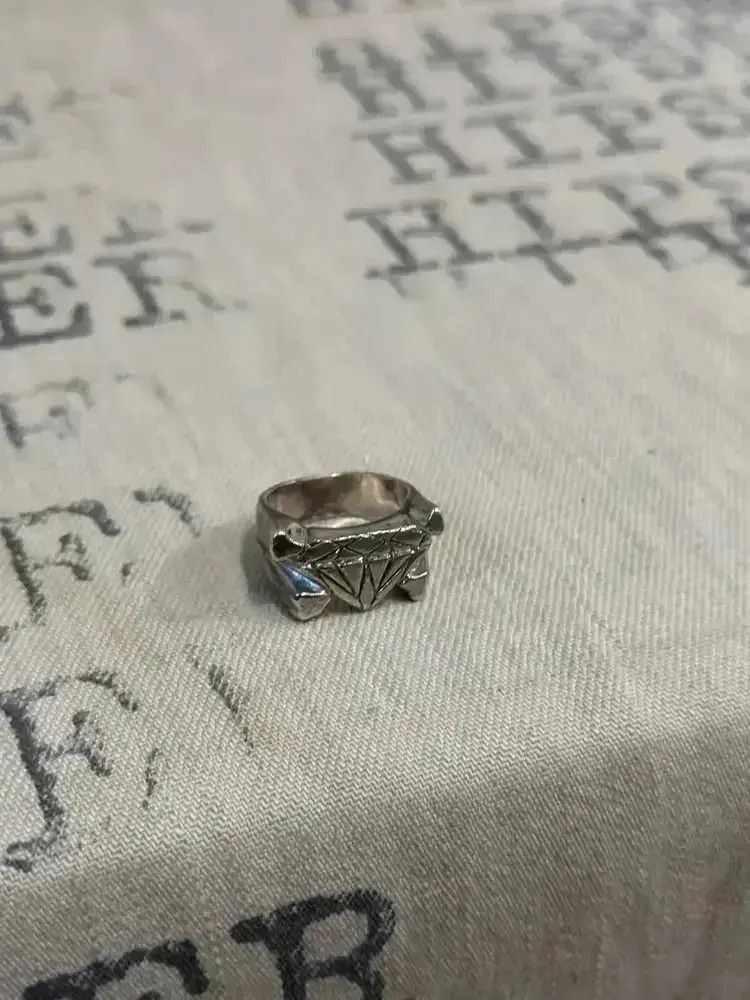 Undercover undercover 01AW silver diamond ring Size ONE SIZE - 1 Thumbnail