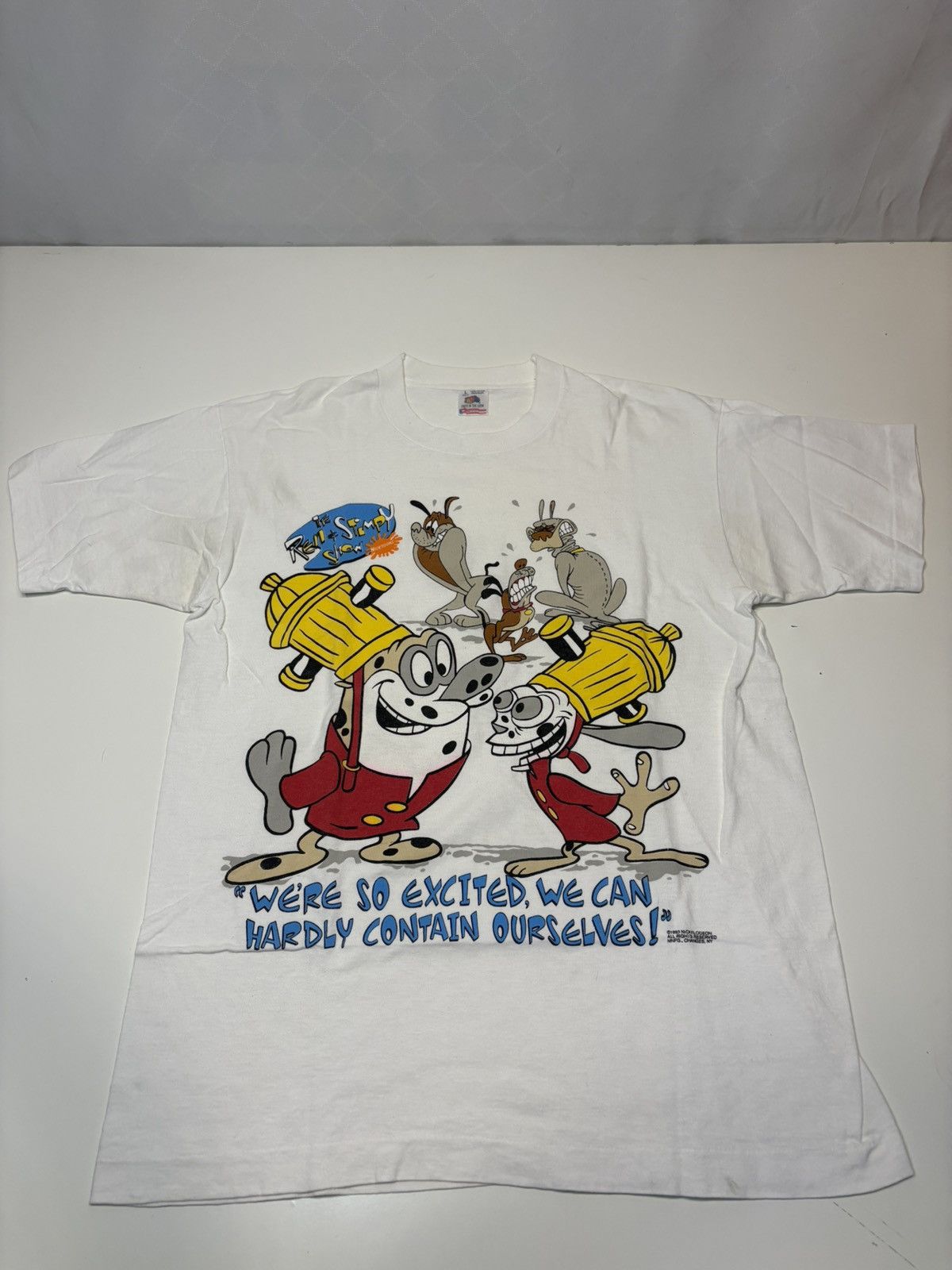 Other Vintage 1993 Nicktoons Ren And Stimpy Tshirt Mens Size Large Size US L / EU 52-54 / 3 - 1 Thumbnail