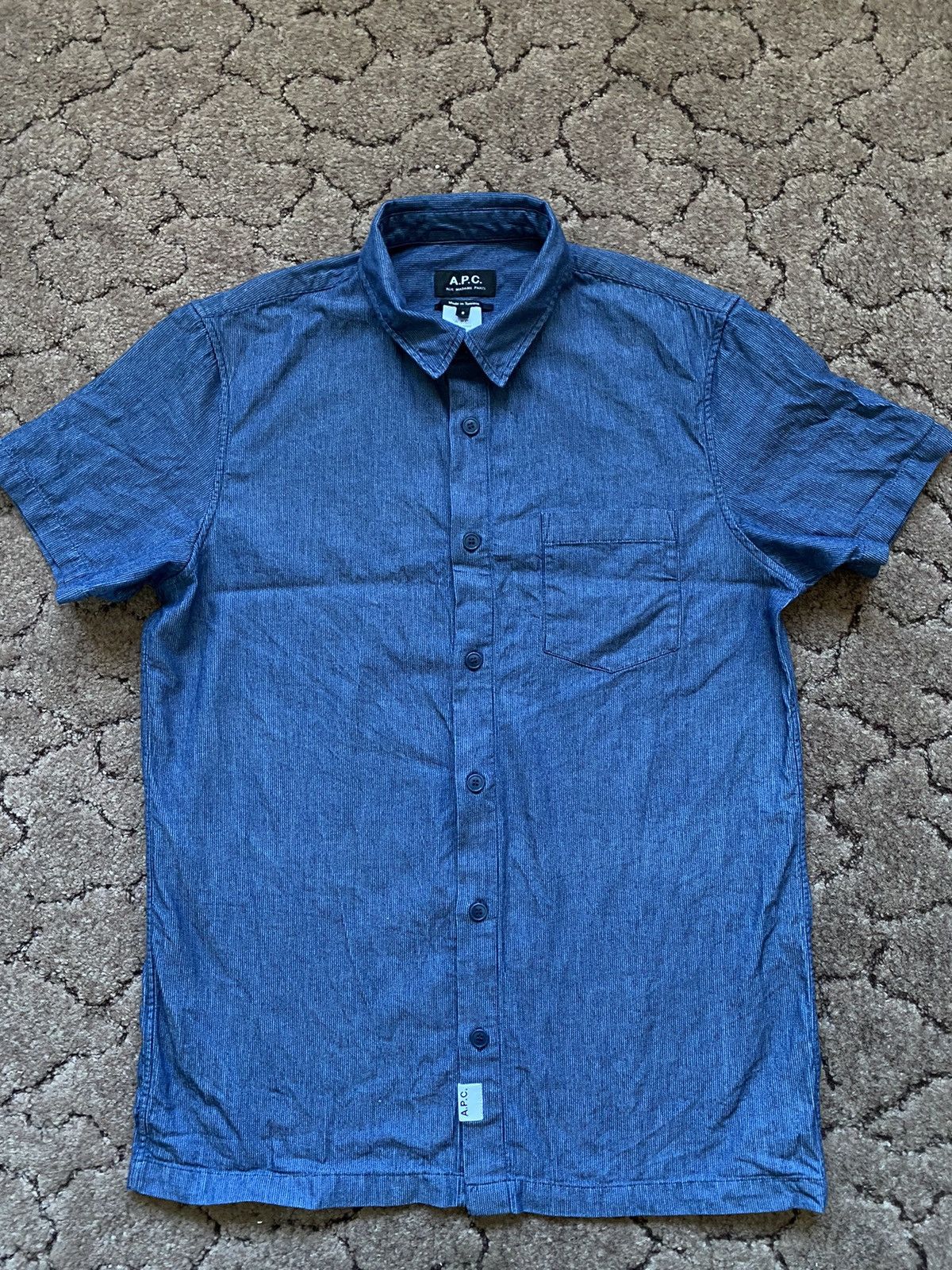 A.P.C. × JJJJound APC x JJJJound Weekend Shirt Navy | Grailed