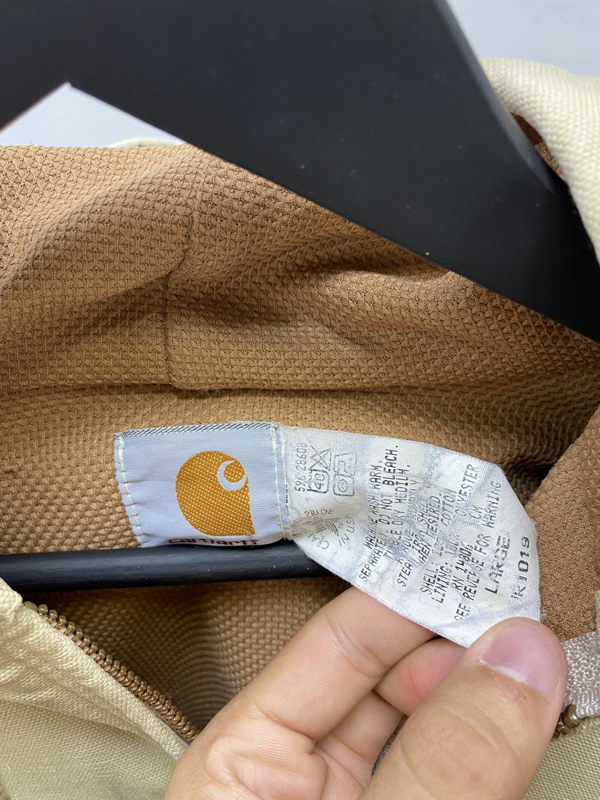 Carhartt × Vintage Y2K Carhartt Hooded Jacket / Coat - Hype Vintage Size US L / EU 52-54 / 3 - 9 Thumbnail