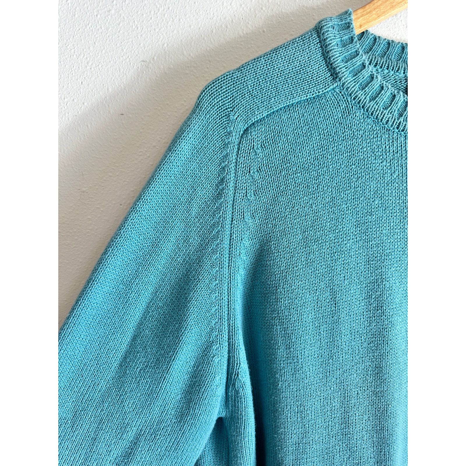 Lands' End Vintage 90’s Blue Cotton Lands End Sweater mens L Size US L / EU 52-54 / 3 - 7 Thumbnail