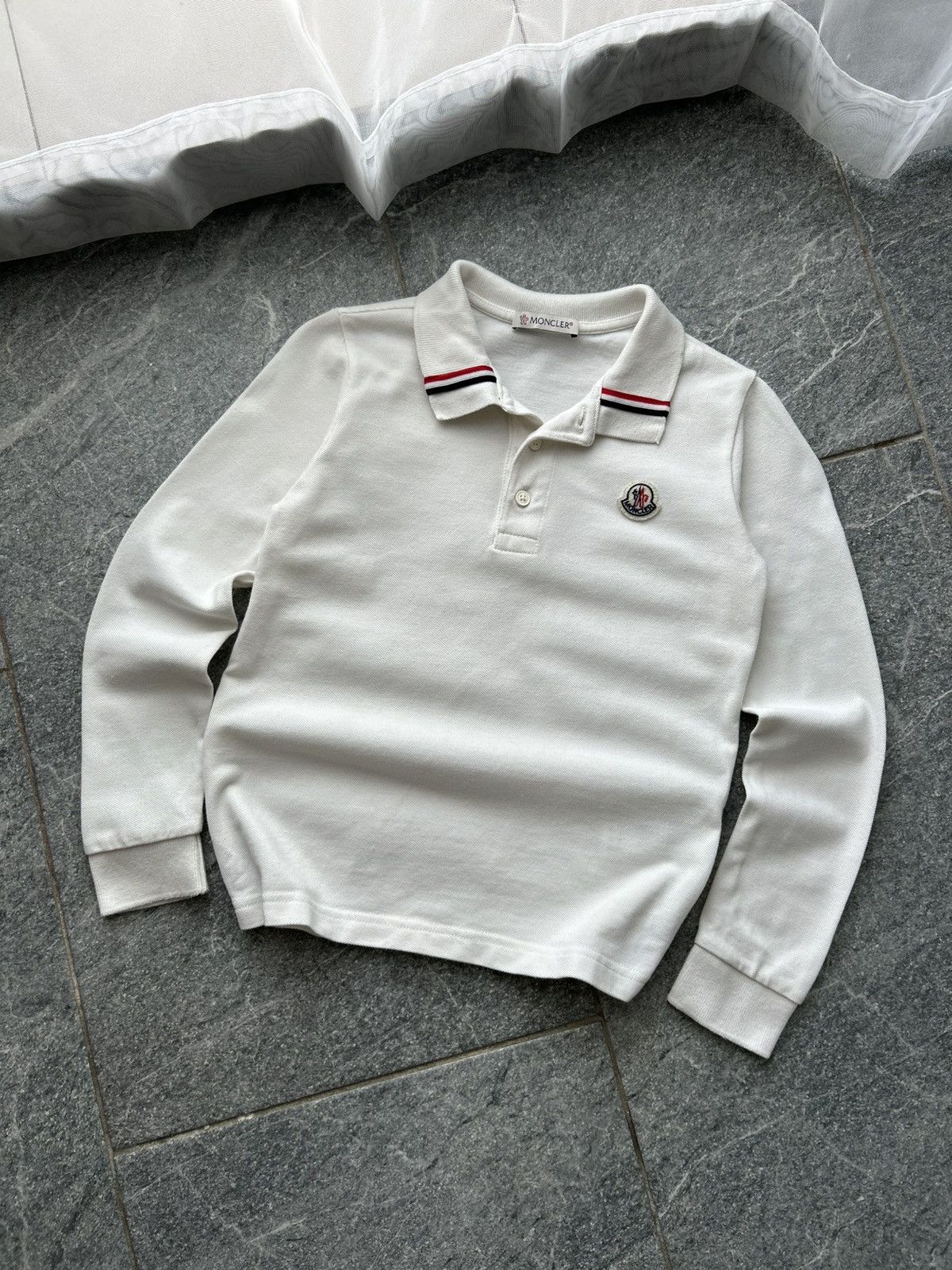 Moncler Vintage regby polo moncler kids long sleeve Size US XXS / EU 40 - 1 Thumbnail