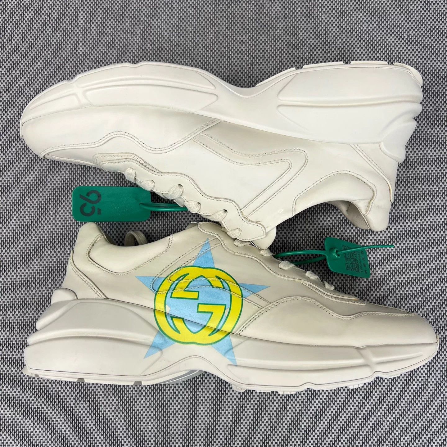 Gucci Gucci Rhyton Yellow Blue 10/44 Worn once Box Size US 11 / EU 44 - 3 Thumbnail