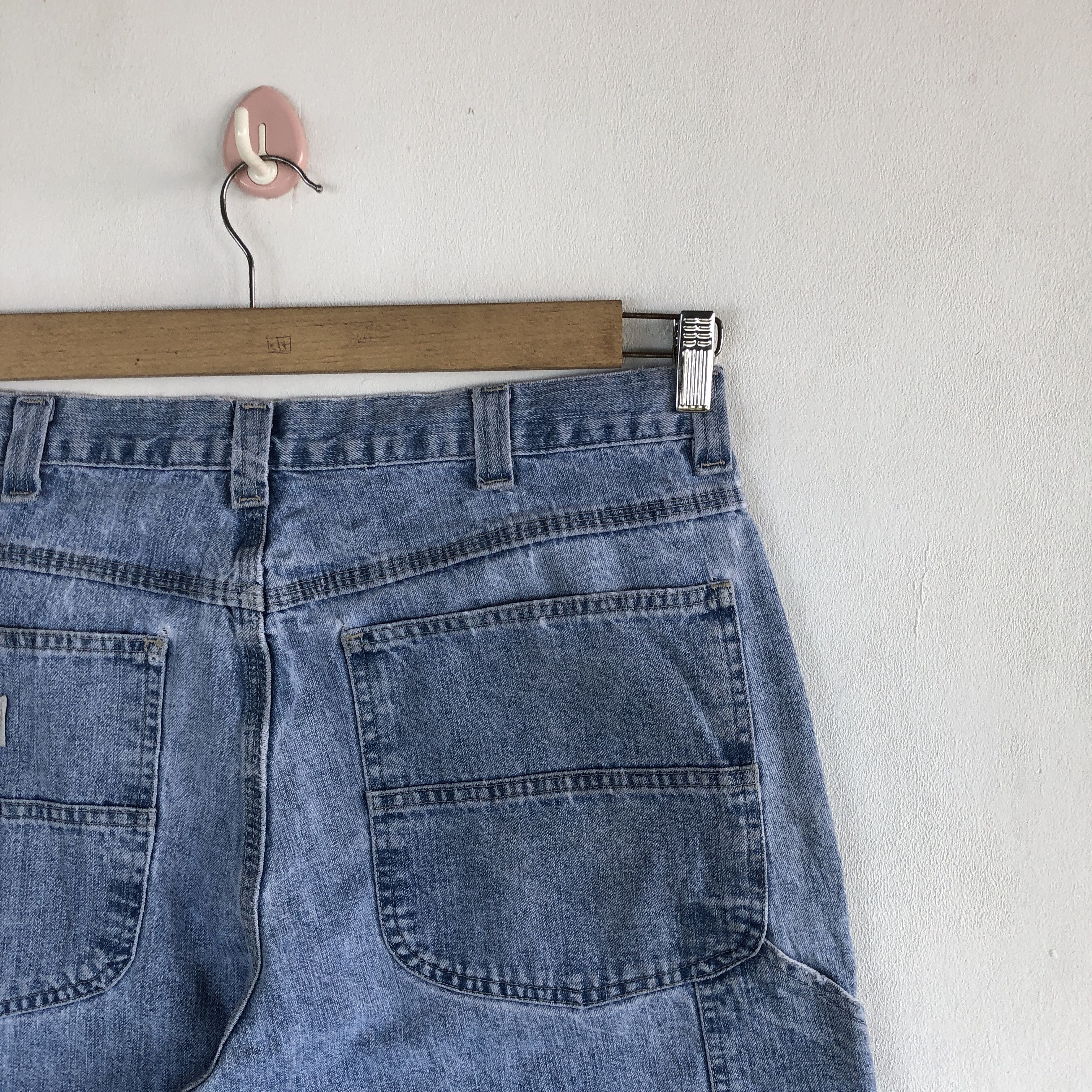 Lee Vintage Lee Baggy Jeans Lee Dungarees Denim Workers Pants Size US 34 / EU 50 - 5 Thumbnail