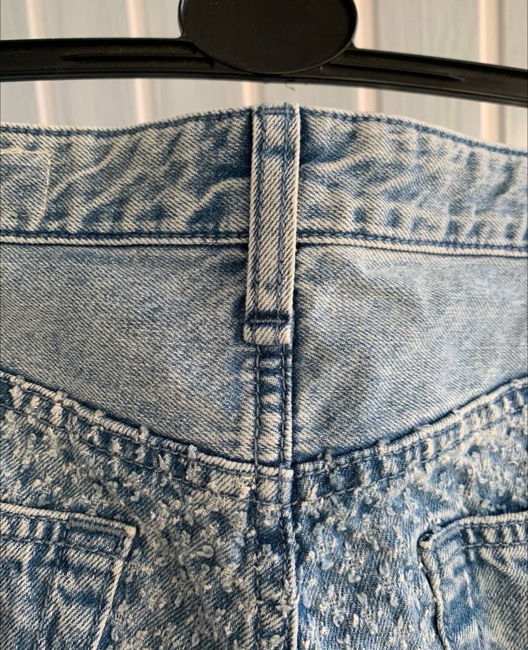 Japanese Brand × Rag & Bone Rag & Bone Logan Mid-Rise Wide Leg Indigo Tweed Denim Jeans Size US 31 - 13 Thumbnail