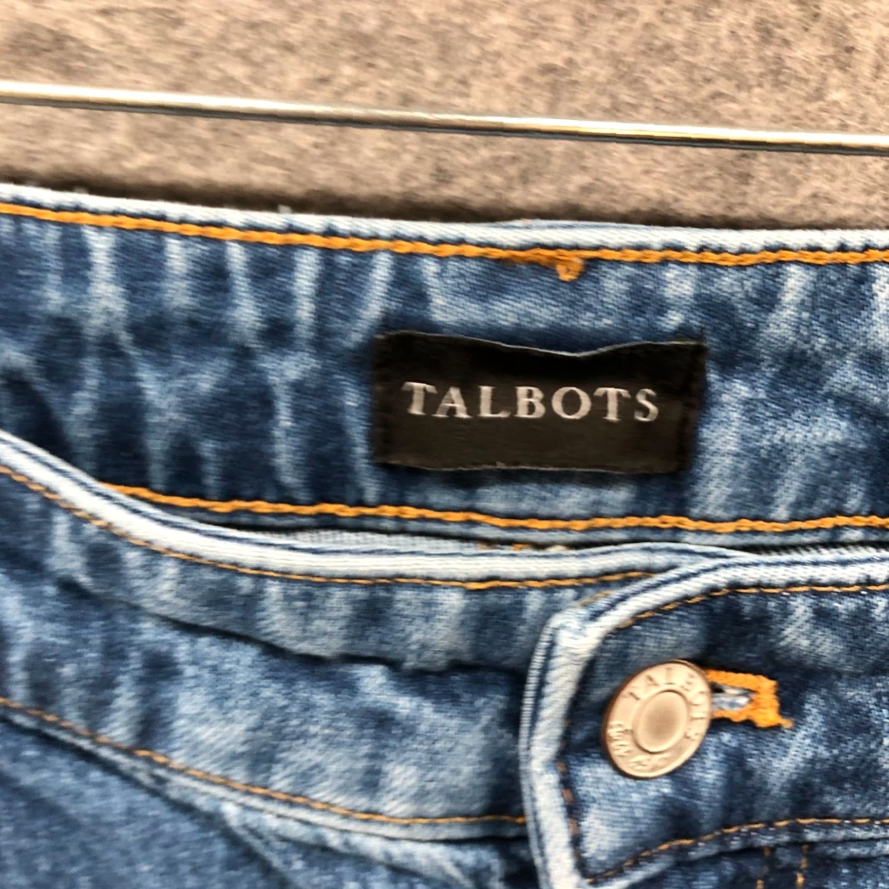 Talbots Talbots Jeans Womens 16 Blue Medium Wash High Rise Relaxed Denim 5-Pocket Stretch Straight Bristol Size 38" / US 16 / IT 52 - 6 Thumbnail