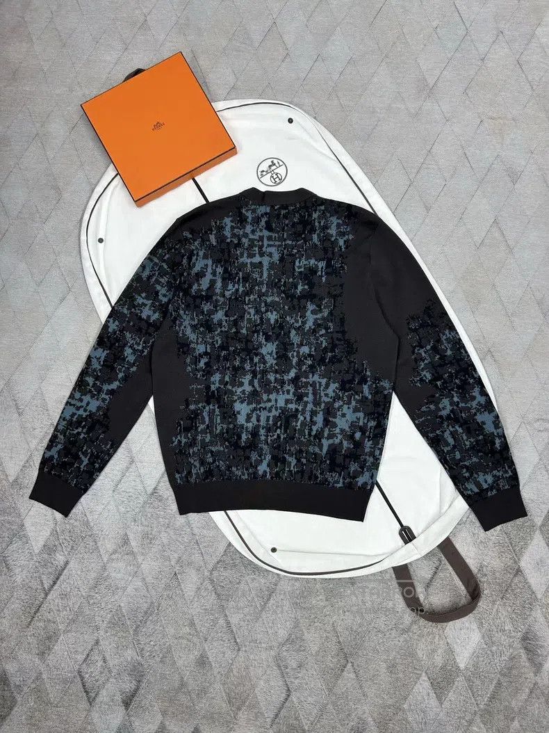 Hermes Hermes Artistic rendering wool cardigan, very thick, can b Size US L / EU 52-54 / 3 - 4 Thumbnail
