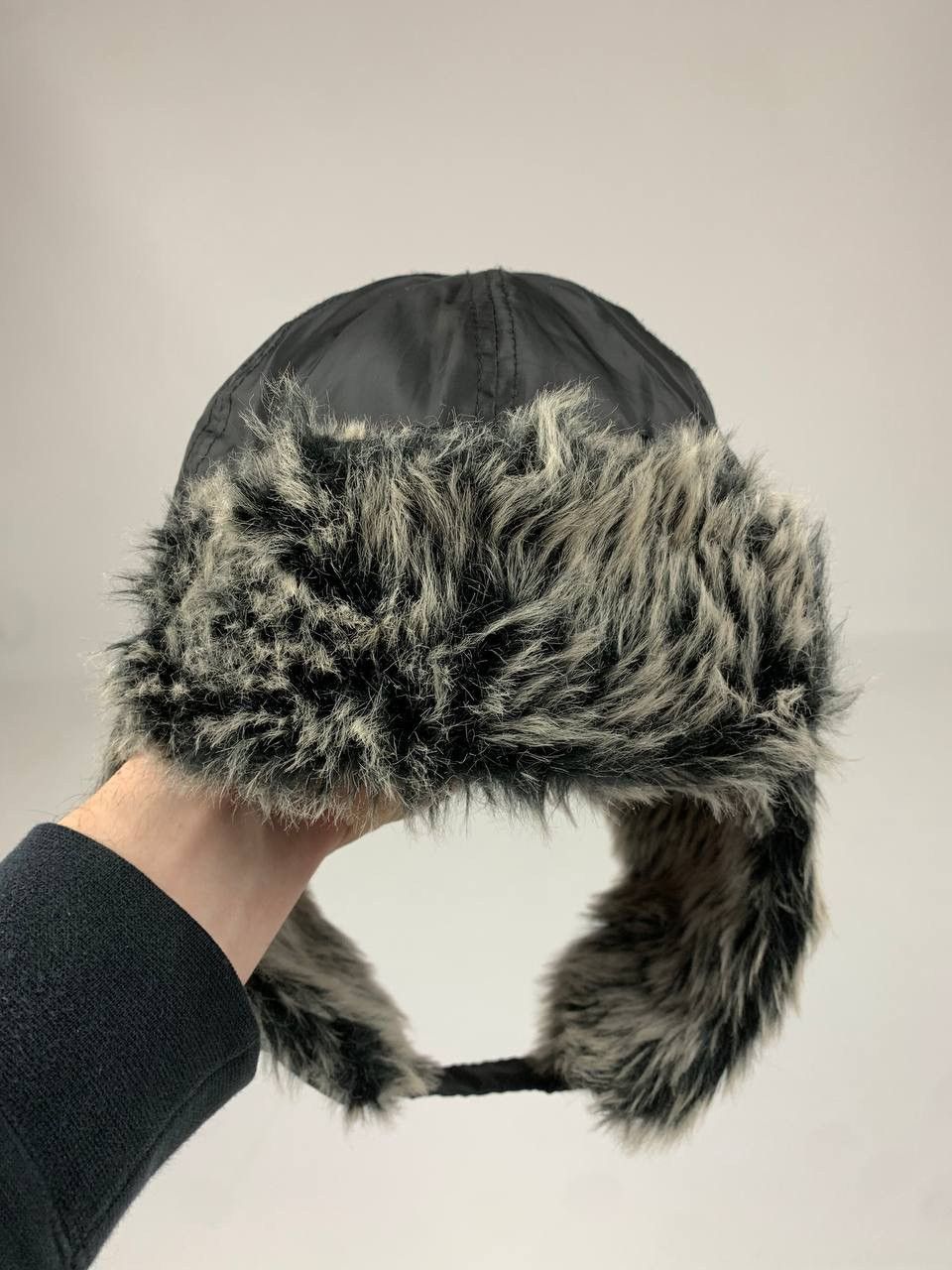 Vintage Ushanka Mohair Fuzzy Fur Hat Vintage Style Size ONE SIZE - 2 Thumbnail