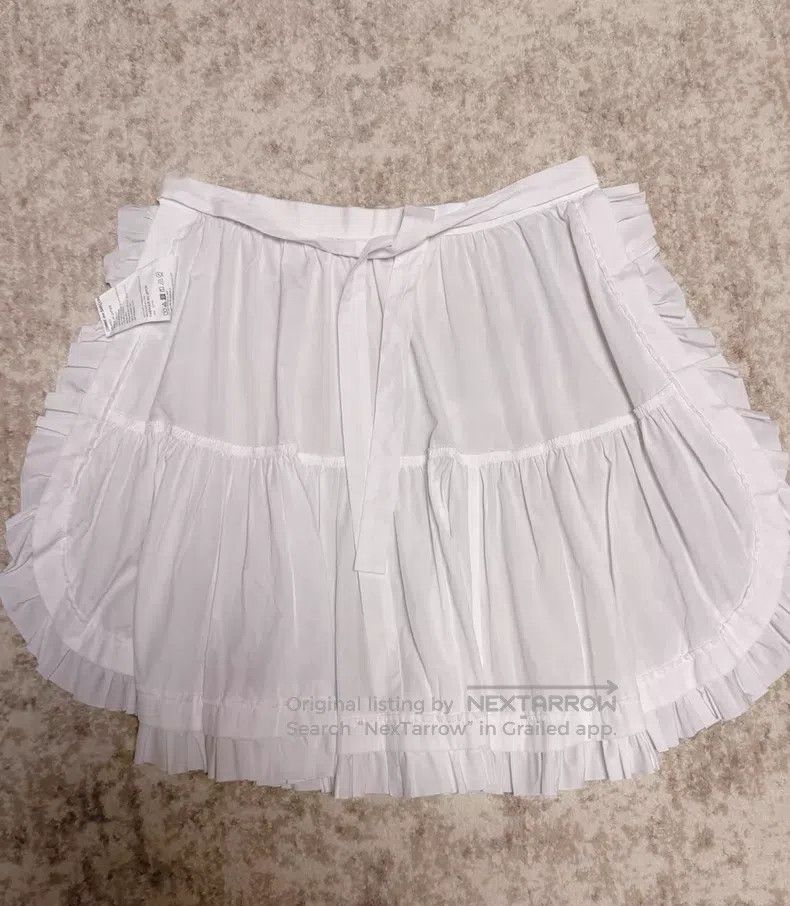 Comme des Garcons Comme des Garcons Size F Lace gathered apron Size 23" - 2 Thumbnail