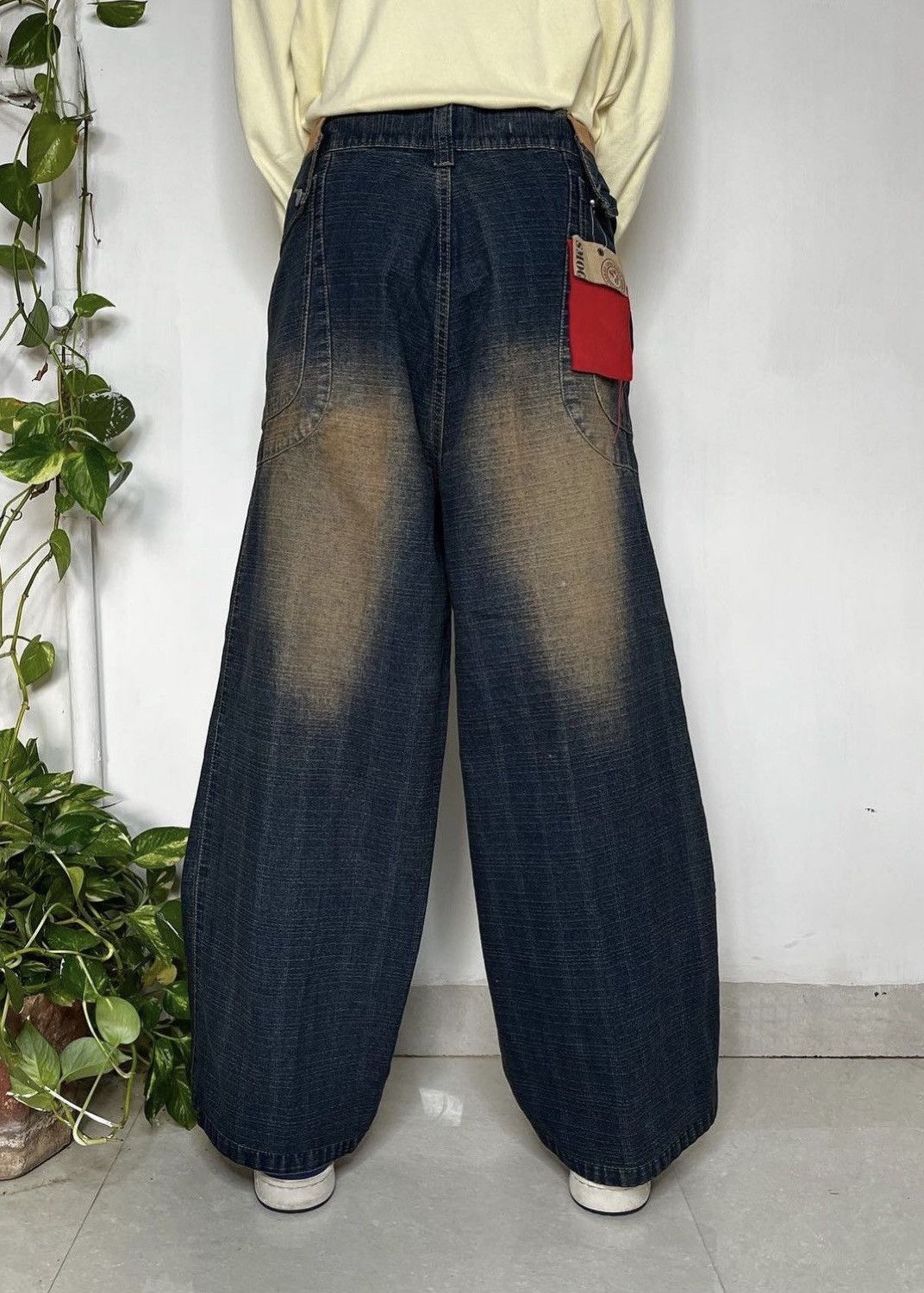 JNCO Y2K Japanese brand JNCO inspired wide-leg jeans. Size US 34 / EU 50 - 4 Thumbnail