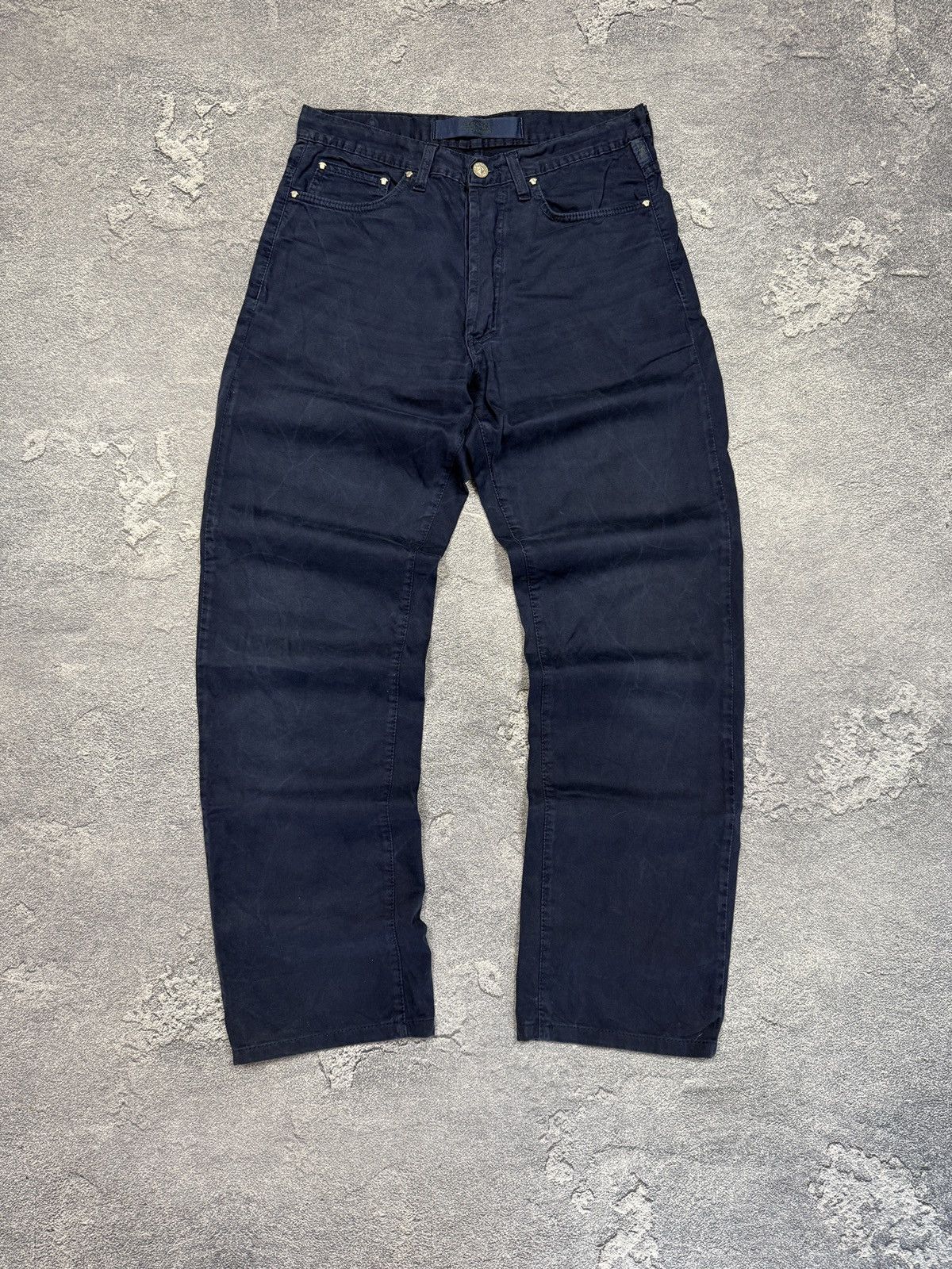 Jean × Versace Jeans Couture × Vintage Classic Dark Blue Versace Jeans Couture Pants 32 Size Size US 32 / EU 48 - 2 Thumbnail