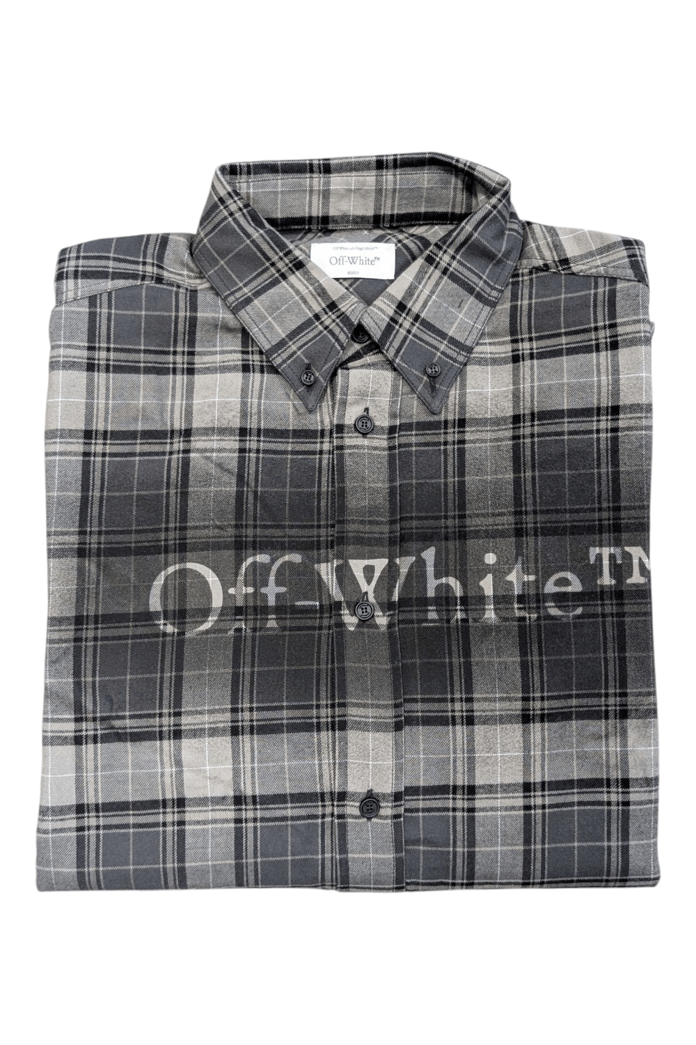 Off-White Off-white check flannel shirt Size US M / EU 48-50 / 2 - 2 Thumbnail