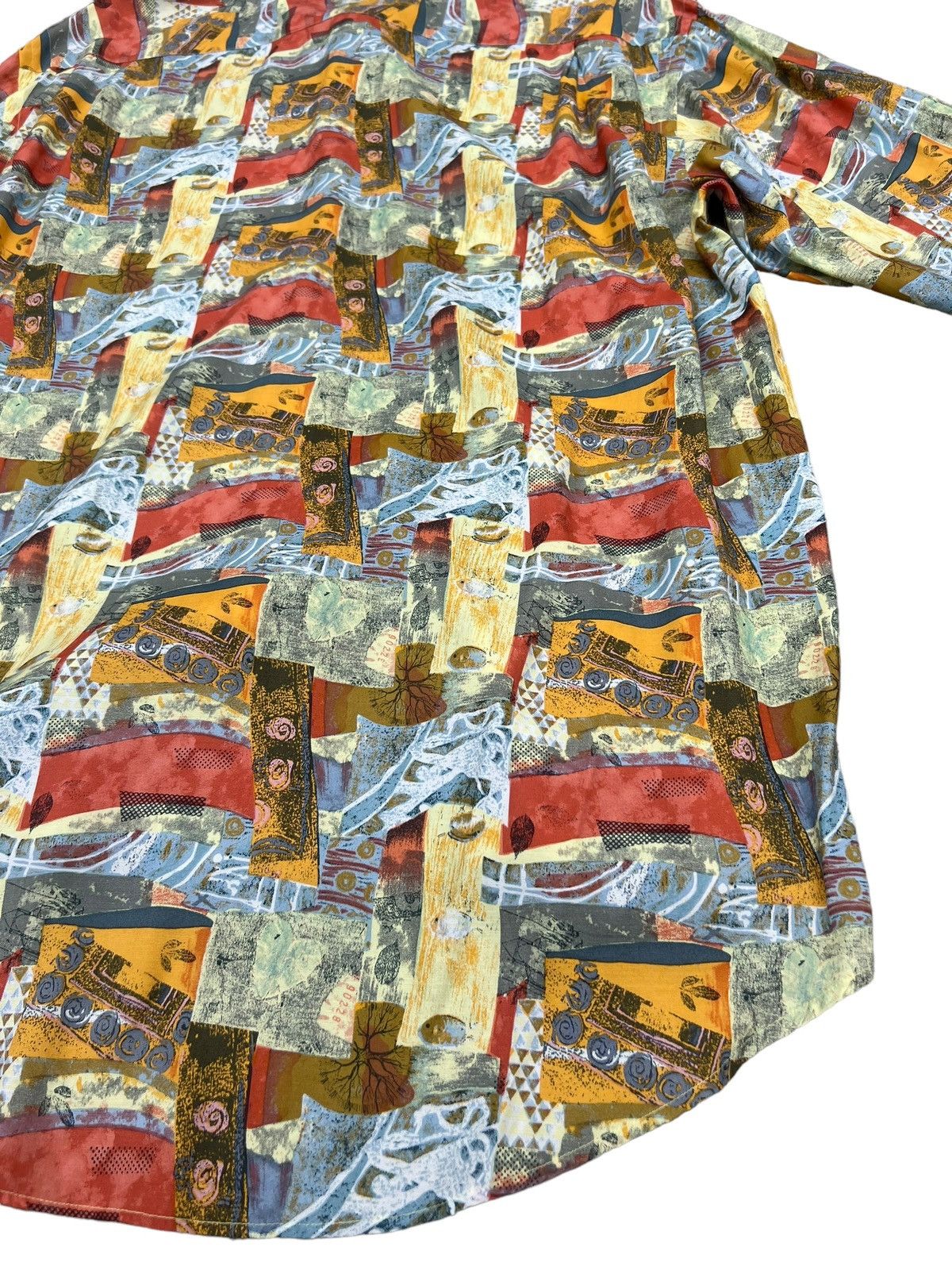 Charles Jourdan Vintage Charles Jourdan Monsieur Novelty Abstract Art Shirt Size US L / EU 52-54 / 3 - 20 Thumbnail