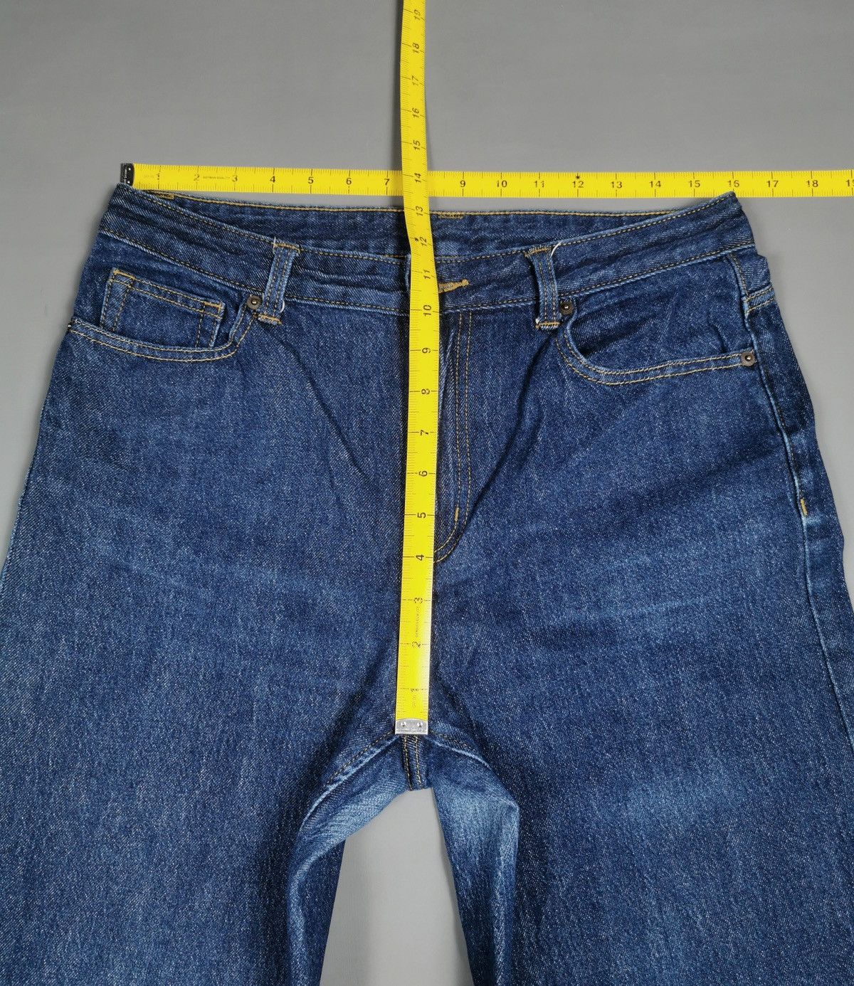GU × Undercover Wide Flare GU Japan Denim Jeans Size US 32 / EU 48 - 9 Thumbnail