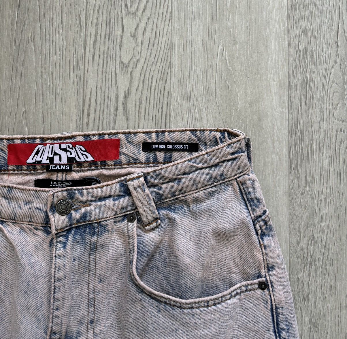 Jaded London × Vintage Baggy Jeans Colossus Jaded London Fit Low Rise Size US 28 / EU 44 - 3 Thumbnail