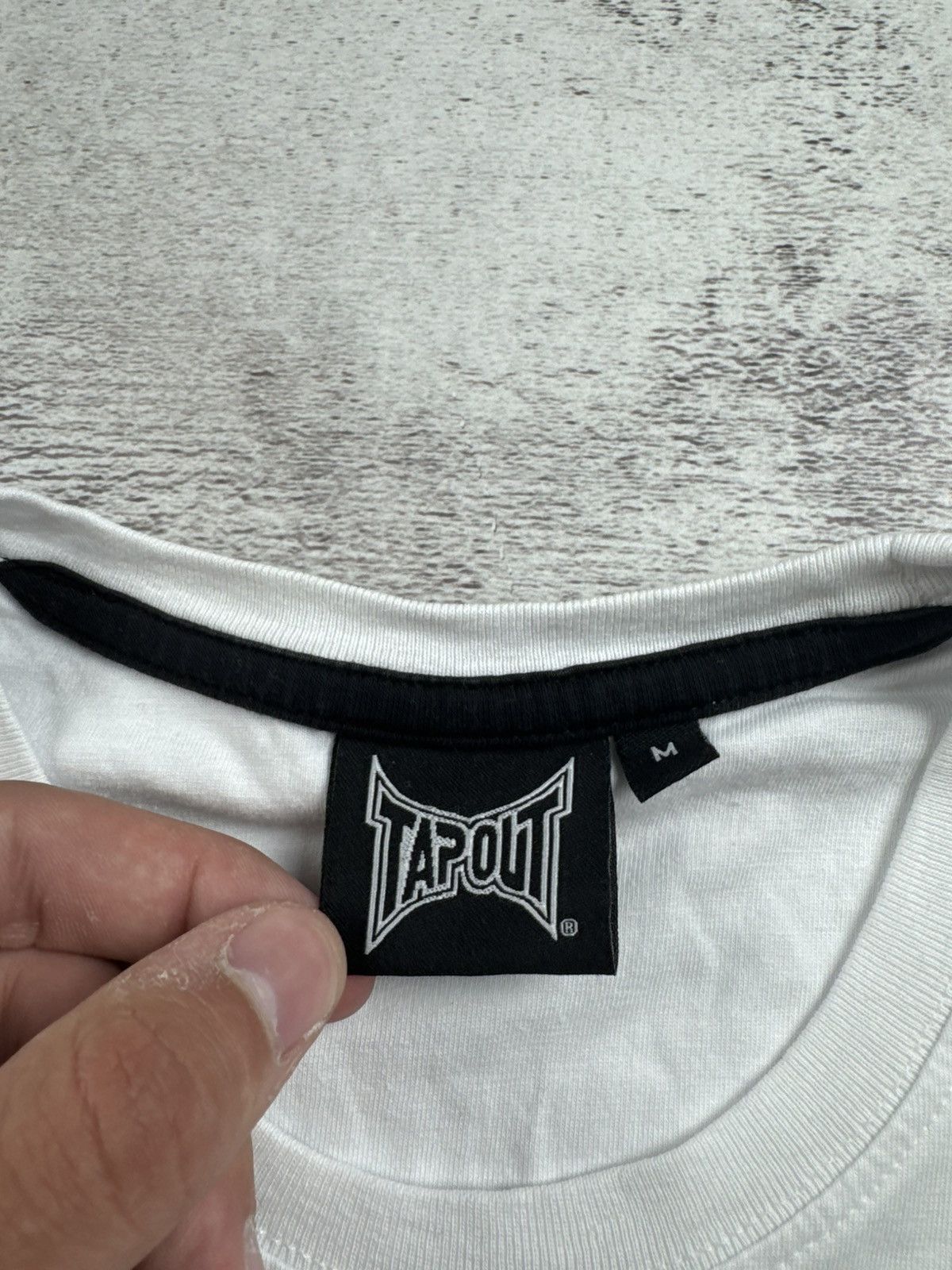 Rap Tees Vintage TAPOUT Crazy Y2K Rap Hip Hop Sleeveless White UFC Top T Shirt Jersey Tee Size US M / EU 48-50 / 2 - 9 Thumbnail