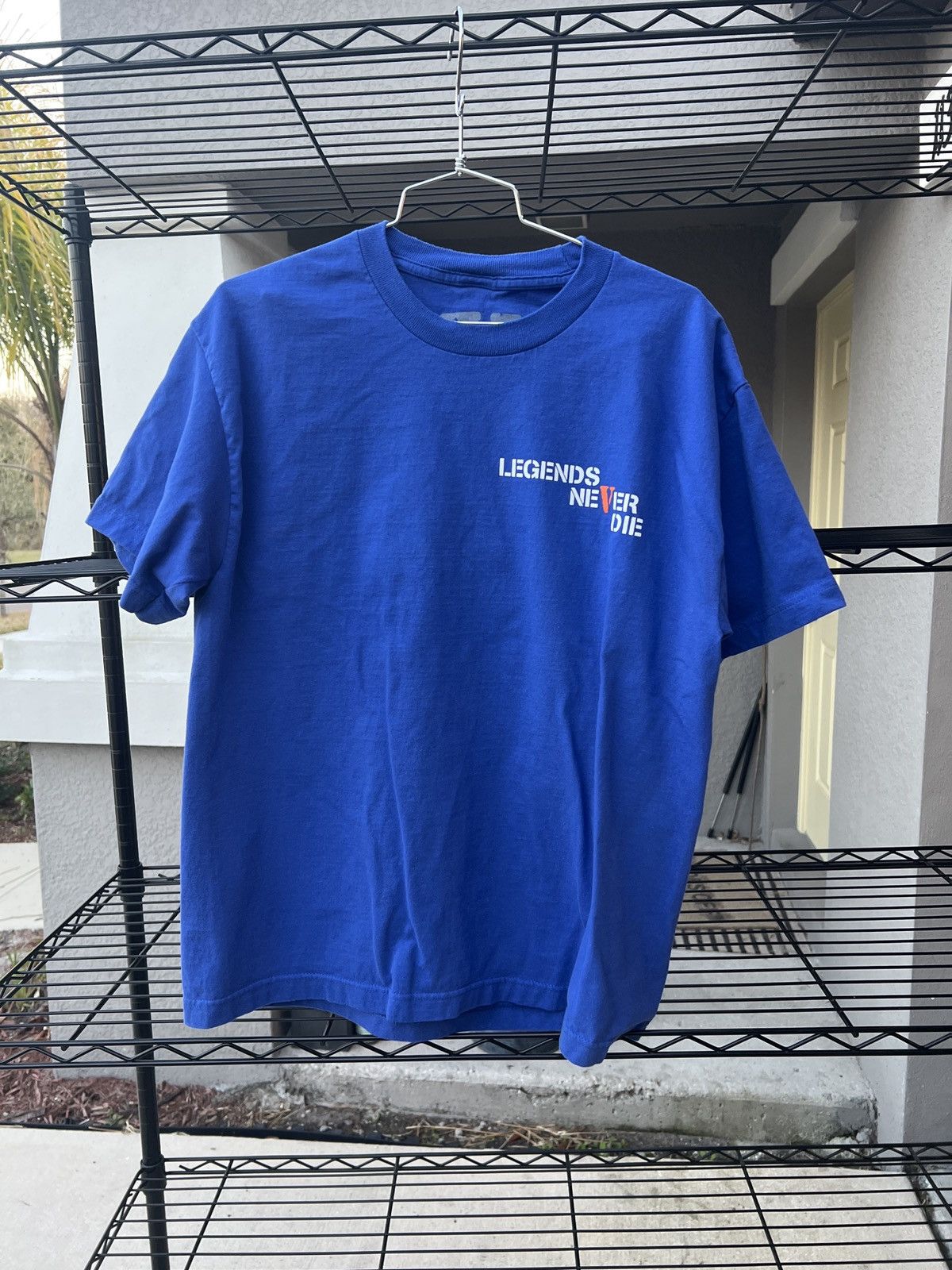 Vlone Vlone Juice Wrld 999 Tee Blue Size US M / EU 48-50 / 2 - 1 Thumbnail