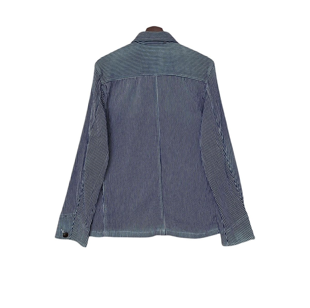 Japanese Brand × Vintage Vintage Japanese Brand Purple & Yellow Hickory Jacket 2000s Size US M / EU 48-50 / 2 - 2 Thumbnail