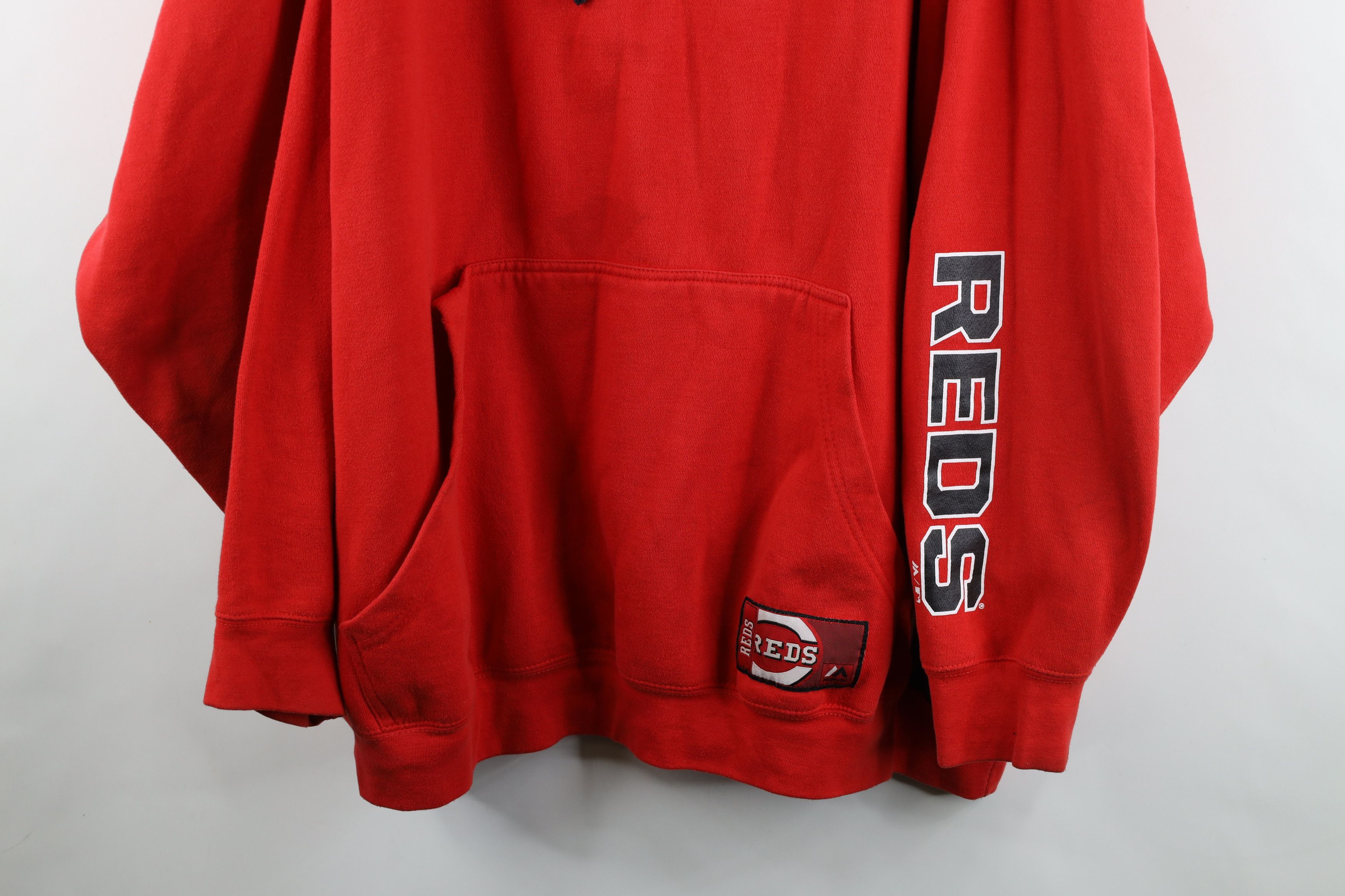 Majestic Vintage Majestic Cincinnati Reds Baseball Hoodie Sweatshirt Size US XXL / EU 58 / 5 - 3 Thumbnail