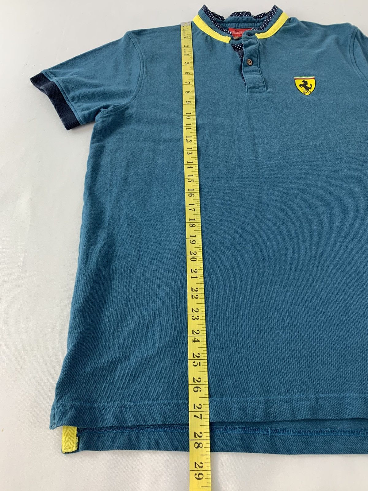 Ferrari Ferrari By Pre Cisport Small Patches Logo Polo Tee T Shirt Size US M / EU 48-50 / 2 - 10 Thumbnail