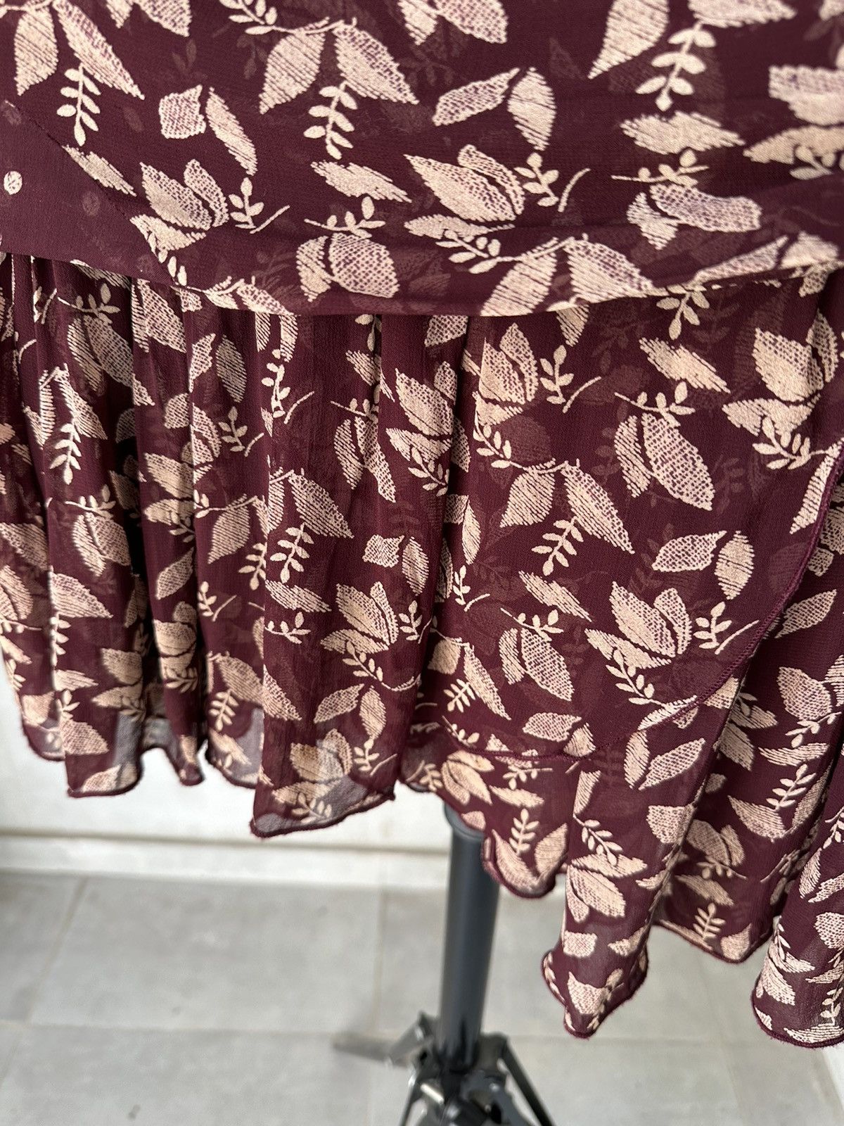 Isabel Marant Etoile Isabel Marant Etolie mini skirt Burgundy size 38 Size 26" / US 2 / IT 38 - 7 Thumbnail
