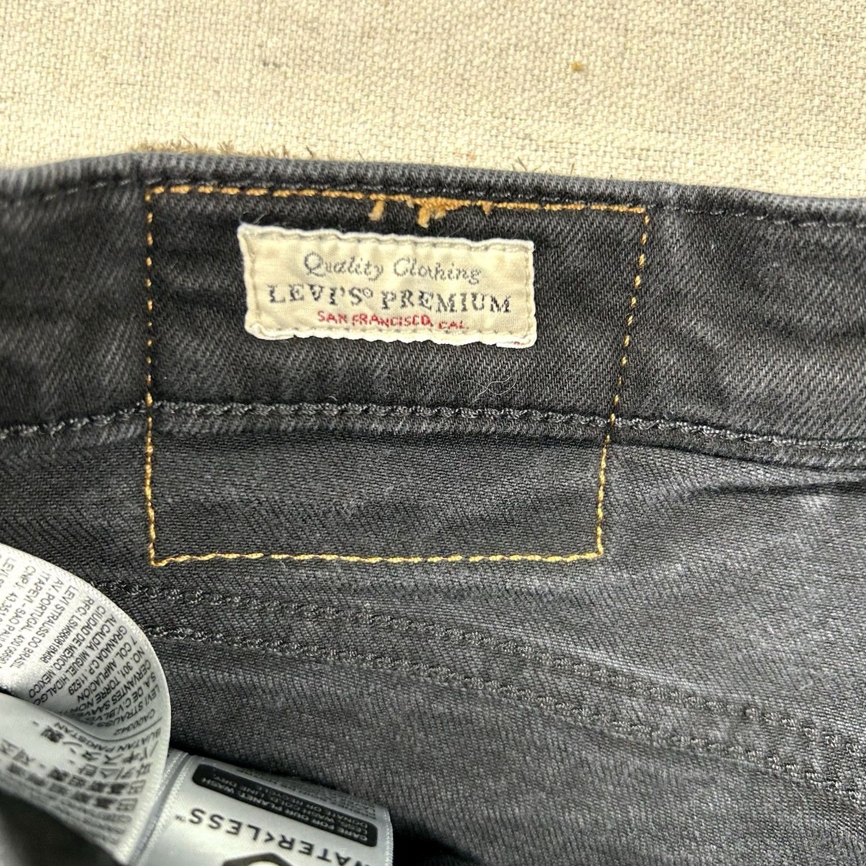 Levi's Levi's 512 Jeans Womens 28x27 26x28 Charcoal Wash Denim Slim Ankle Pocket 5-Pocket Regular Size Type Mens Womens Girls Boys 512 Size 28" / US 6 / IT 42 - 4 Thumbnail