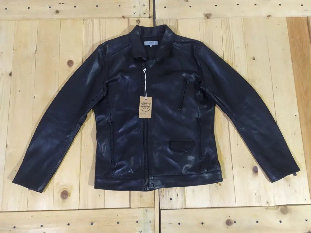 Japanese Brand × Nonnative NONNATIVE DOUBLE RIDER KIP CAFECTO LEATHER JACKET Size US M / EU 48-50 / 2 - 5 Thumbnail