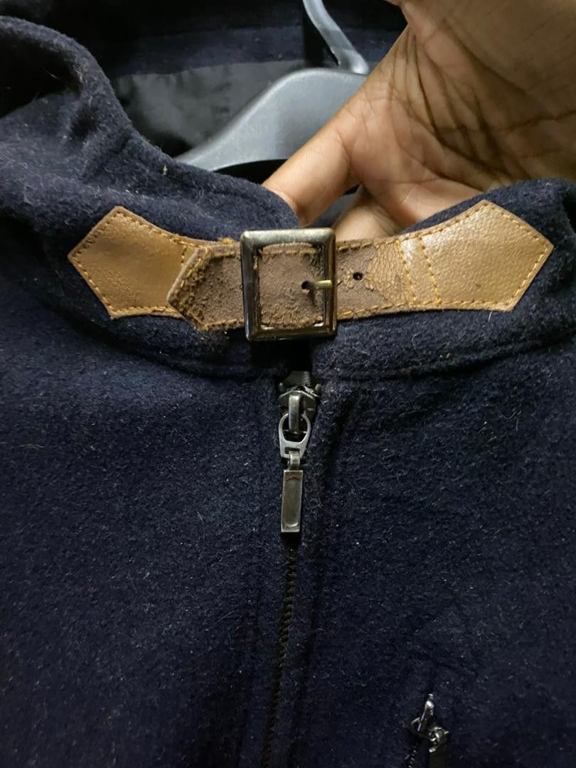 Japanese Brand Simplicite Plus Wool Hoodie Zip up Jacket Size US M / EU 48-50 / 2 - 6 Thumbnail
