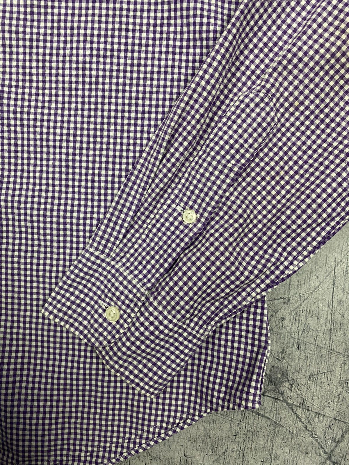 Designer × Polo Ralph Lauren × Vintage Vintage Polo Ralph Lauren Basic Checkered Button Up Shirt Size US M / EU 48-50 / 2 - 6 Thumbnail