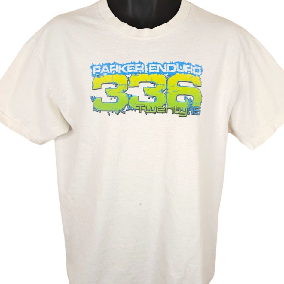 Parker Parker Enduro 336 Race T Shirt Mens Size Large White Speed Boat Racing 2015 Size US L / EU 52-54 / 3 - 2 Thumbnail