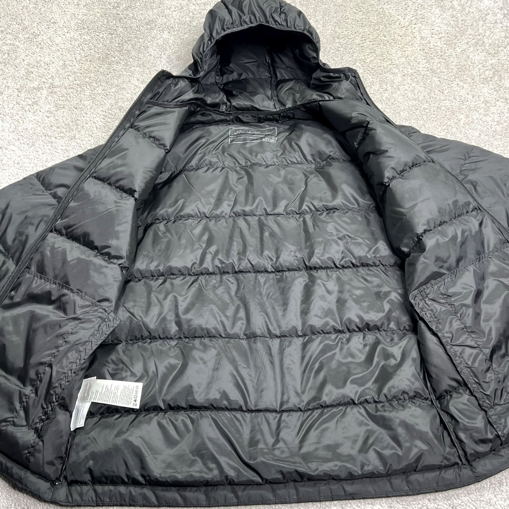 Eddie Bauer Eddie Bauer Hooded Down Jacket Mens M Black EB650 Wide Channel Puffer Coat Size US M / EU 48-50 / 2 - 5 Thumbnail