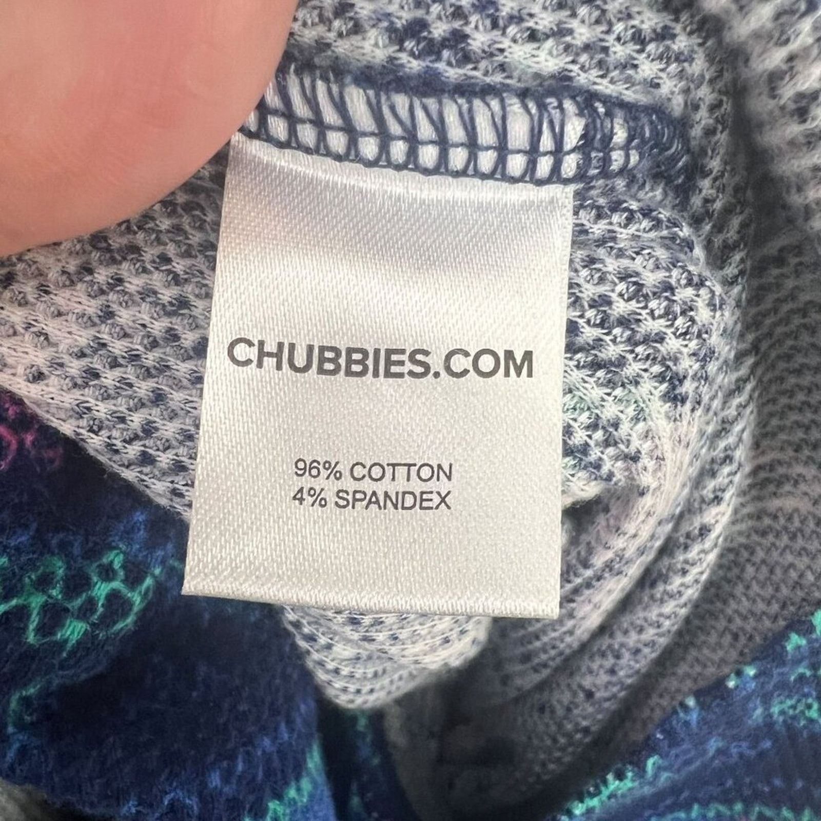 Chubbies Chubbies The Snowbirds Flamingo Waffle Sleep Shirt Blue Pink Size US L / EU 52-54 / 3 - 4 Thumbnail