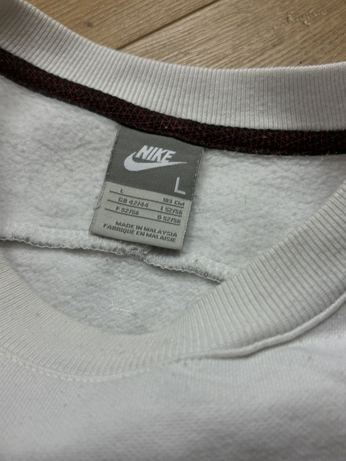 Nike 00s Nike Shox Vintage Big Logo Drill Spellout Sweatshirt Y2K Size US L / EU 52-54 / 3 - 7 Thumbnail