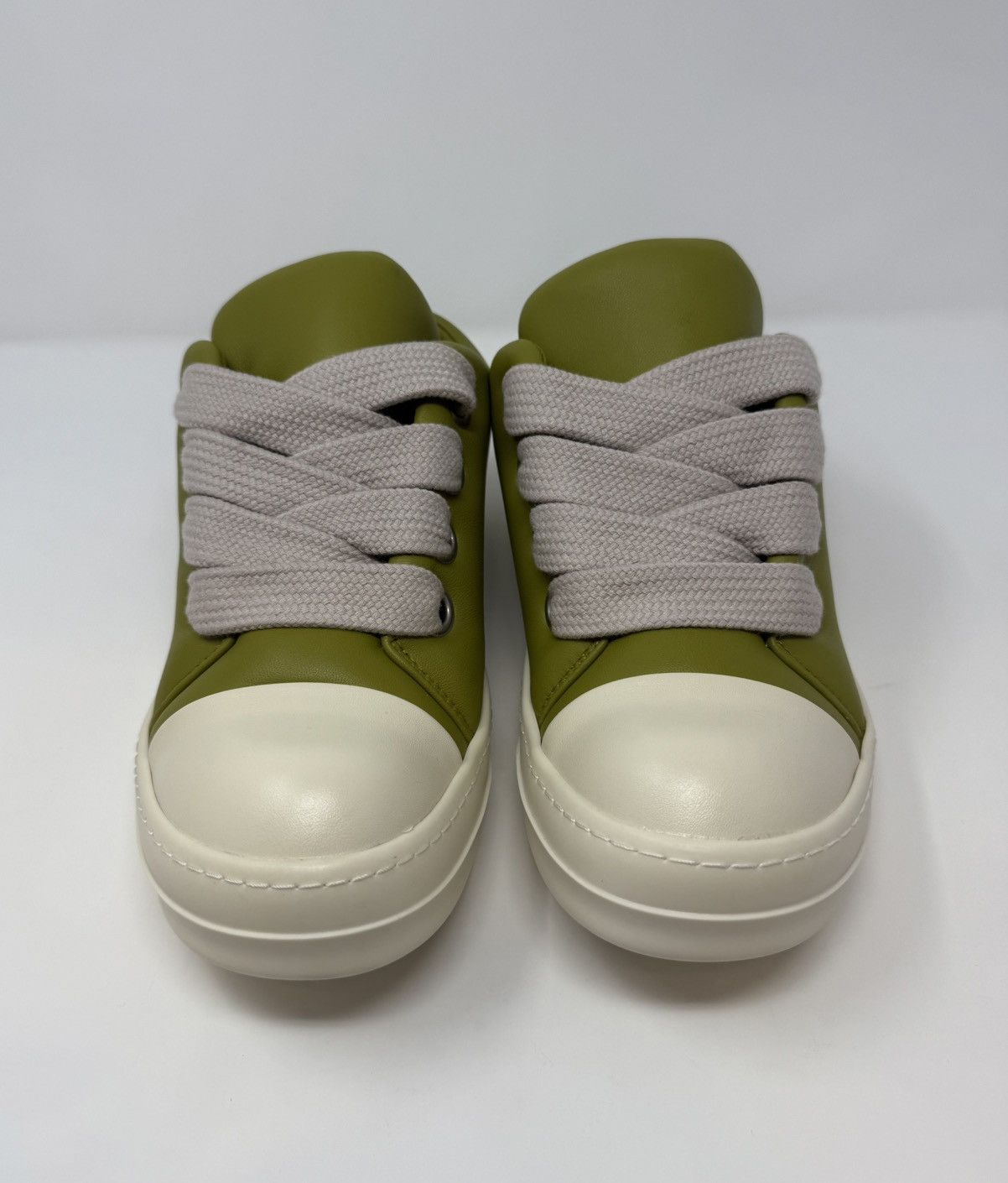 Rick Owens Rick Owens Mainline Padded Jumbo Lace Ramones Green Size US 7 / EU 40 - 2 Thumbnail