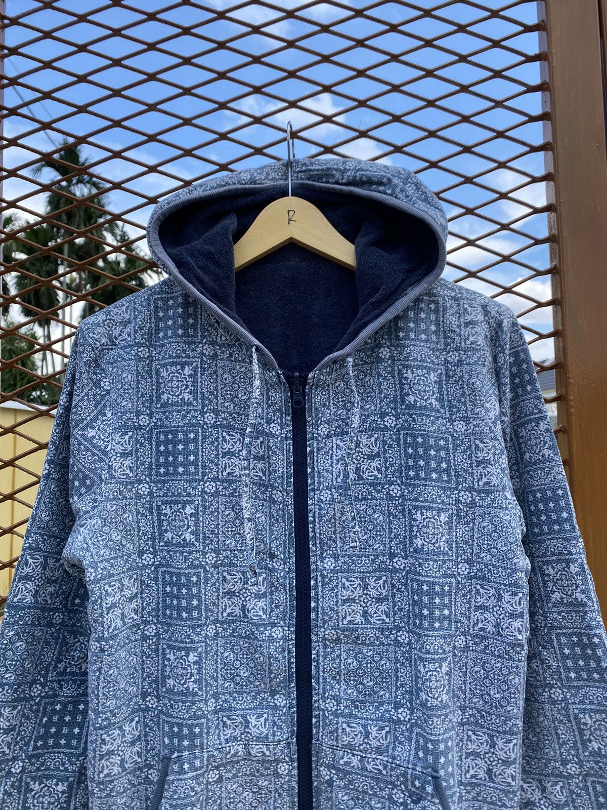 Beams Plus × Japanese Brand Beams+ Palm Graphics paisley revesible hoodie Size US M / EU 48-50 / 2 - 3 Thumbnail