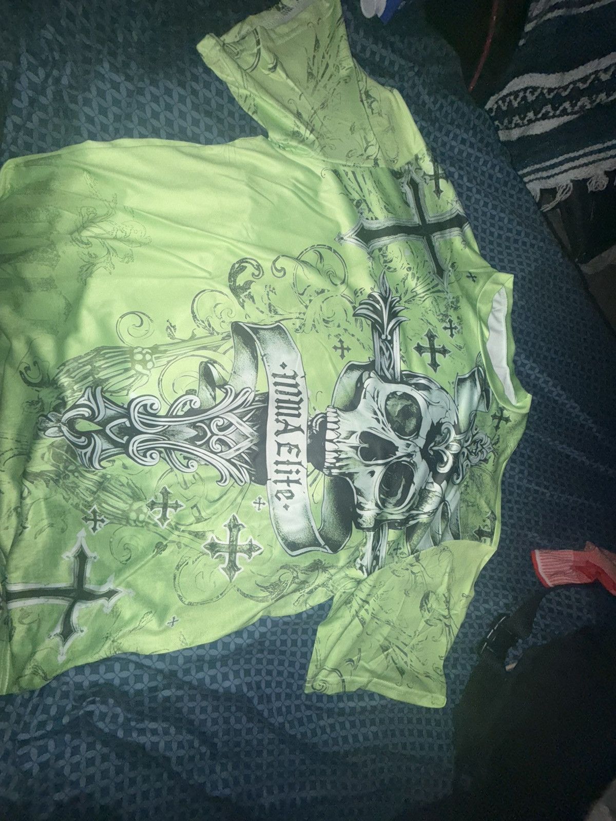 MM6 MMA Elite 2000s style rock star shirt Size US L / EU 52-54 / 3 - 5 Thumbnail